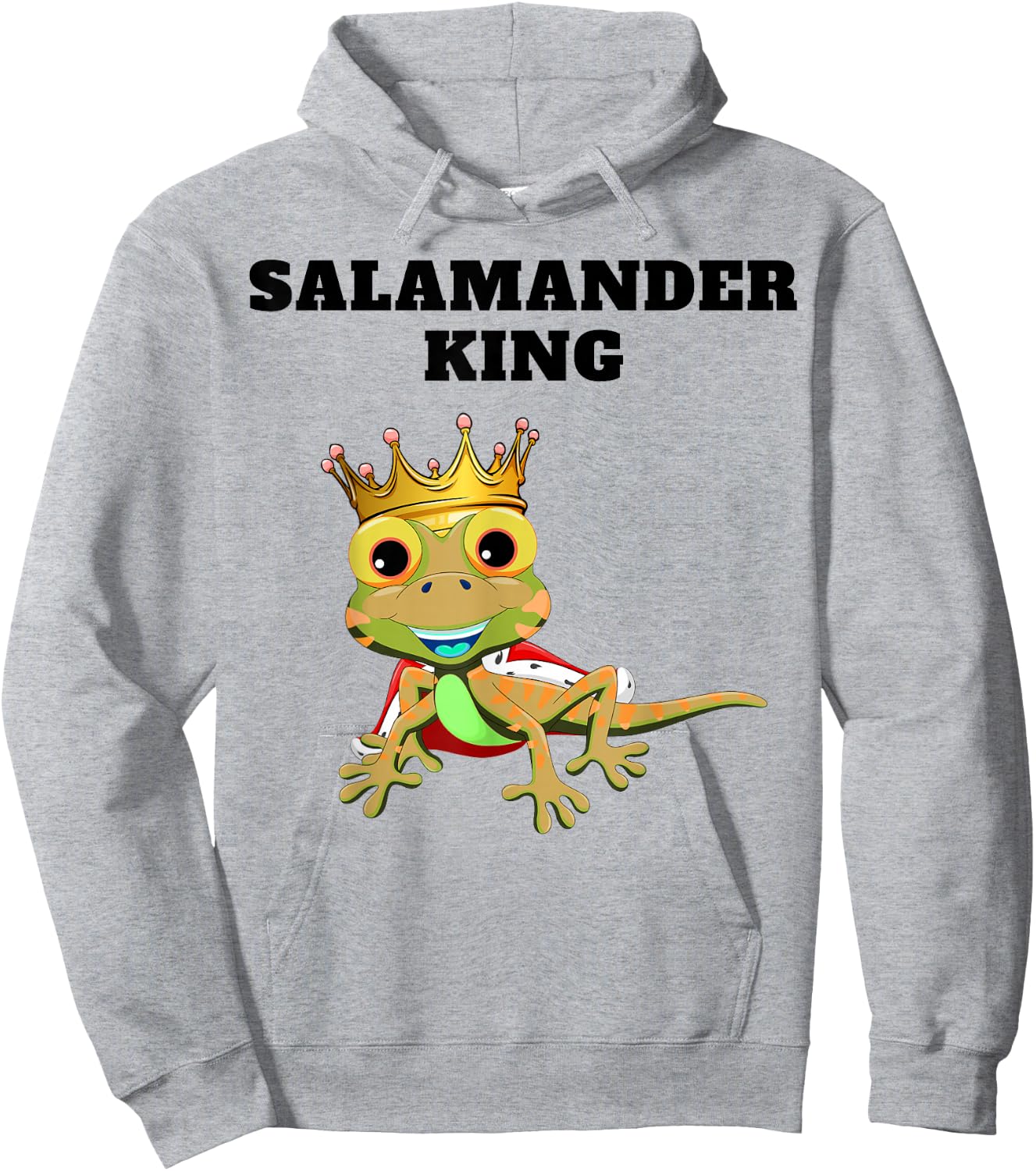 Salamander King Boys Salamander Lover Design Salamander Hoodie - Hoodie | Ash