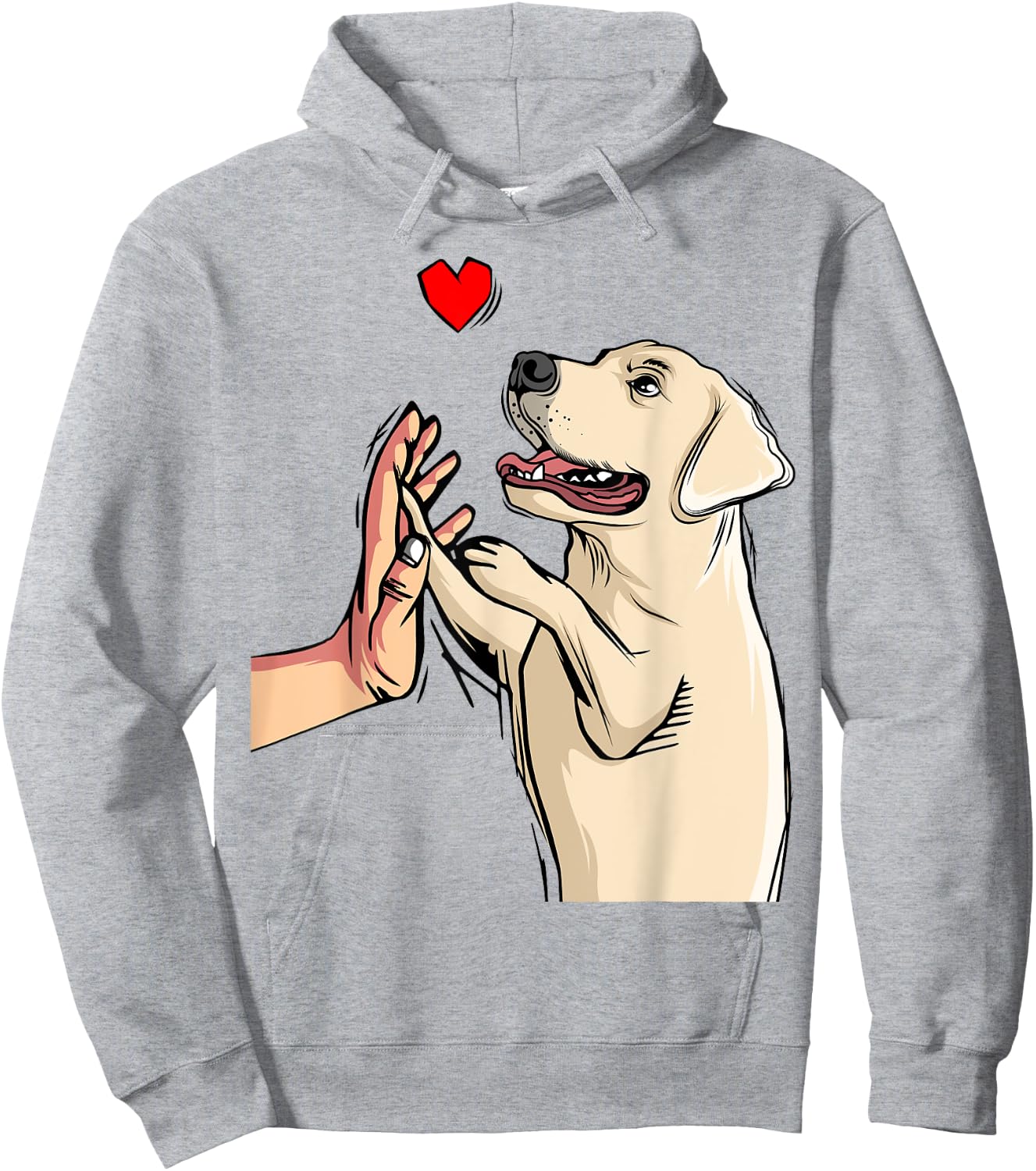 Labrador Retriever Love Golden Black Lab Mom Dad Hoodie - Hoodie | Ash