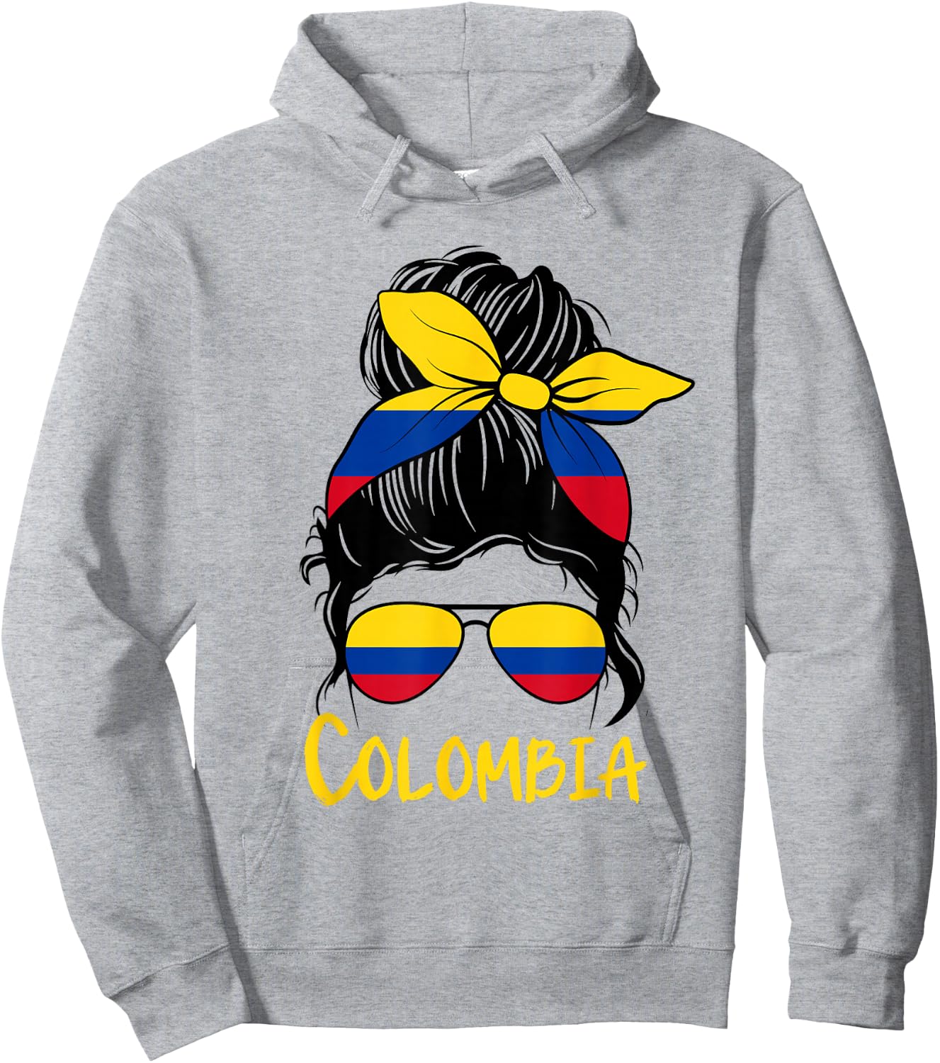 Colombia graphic design for girls kid Colombian toodler Hoodie - Hoodie | Ash