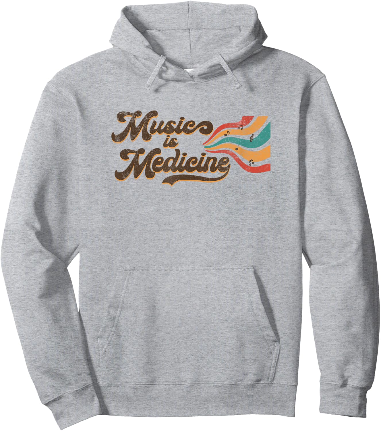 Music Is Medicines Songwriter Musician Music Lover Hoodie - Hoodie | Ash