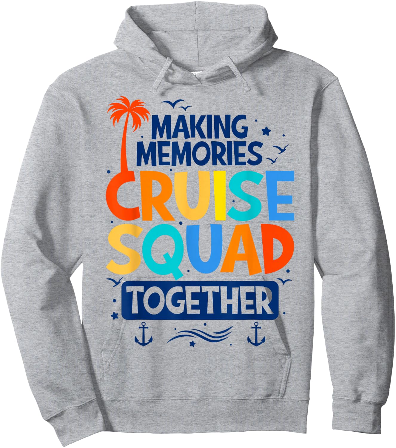 Cruise Squad 2024 Summer Matching Vacation Family Cruise Hoodie - Hoodie | Ash