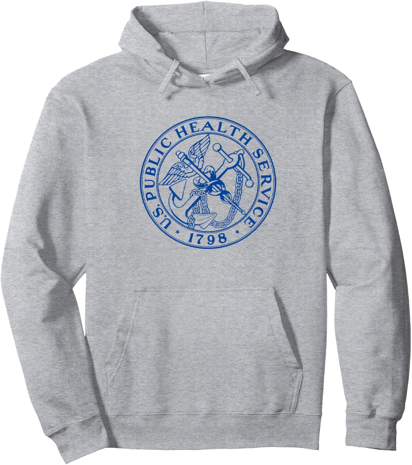 Federal PHS Shirts & Gifts US Public Health Service , Men's Grey Classic Fit Short Sleeve , Small Hoodie - Hoodie | Ash