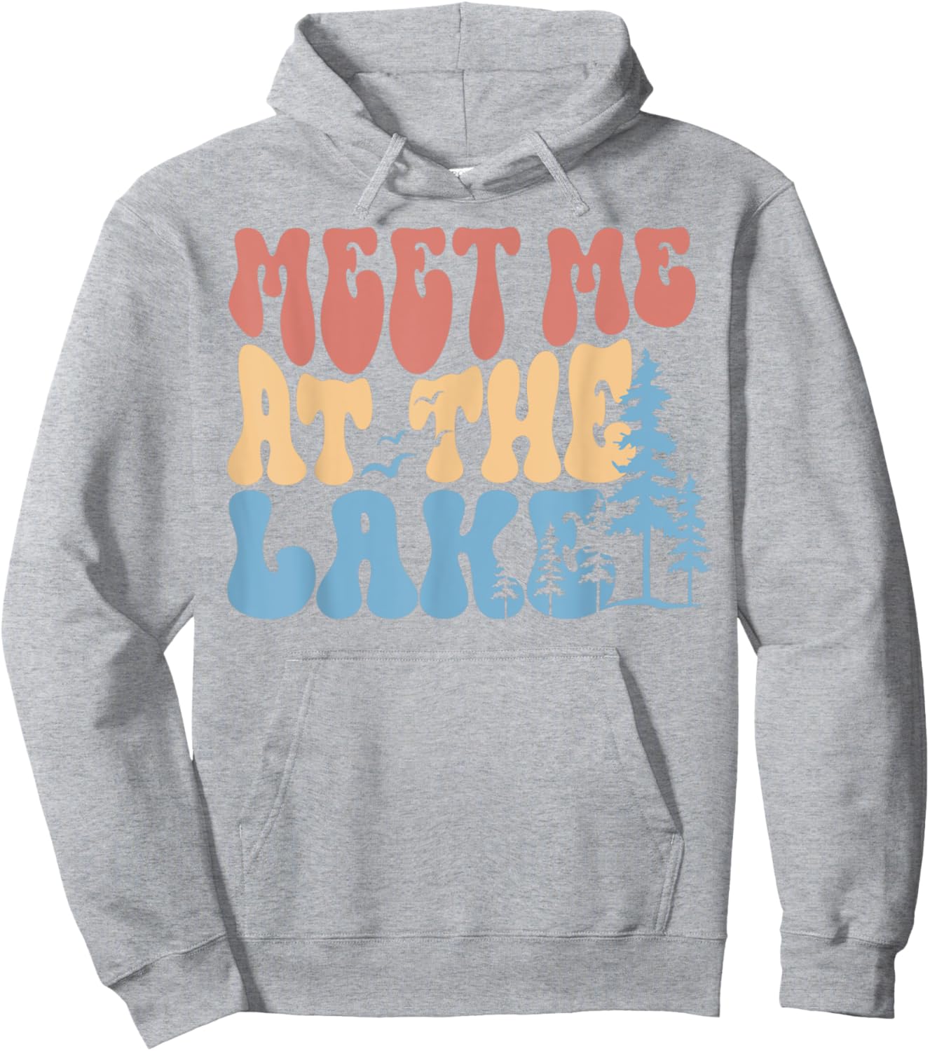 Lake Life Shirt Funny Lake Trip Camping Shirt Meet Me At Hoodie - Hoodie | Ash