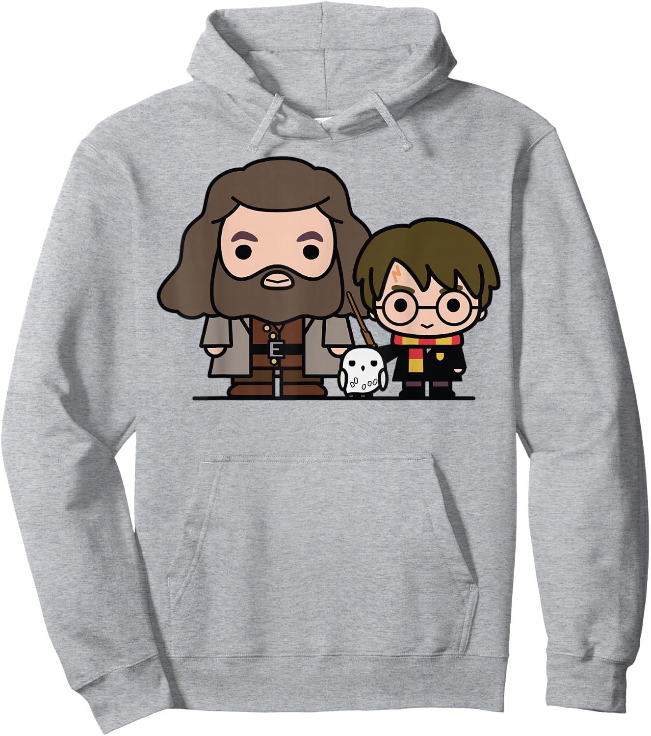 Harry Potter Hagrid Hedwig And Harry Cute Cartoon Hoodie - Hoodie | Ash