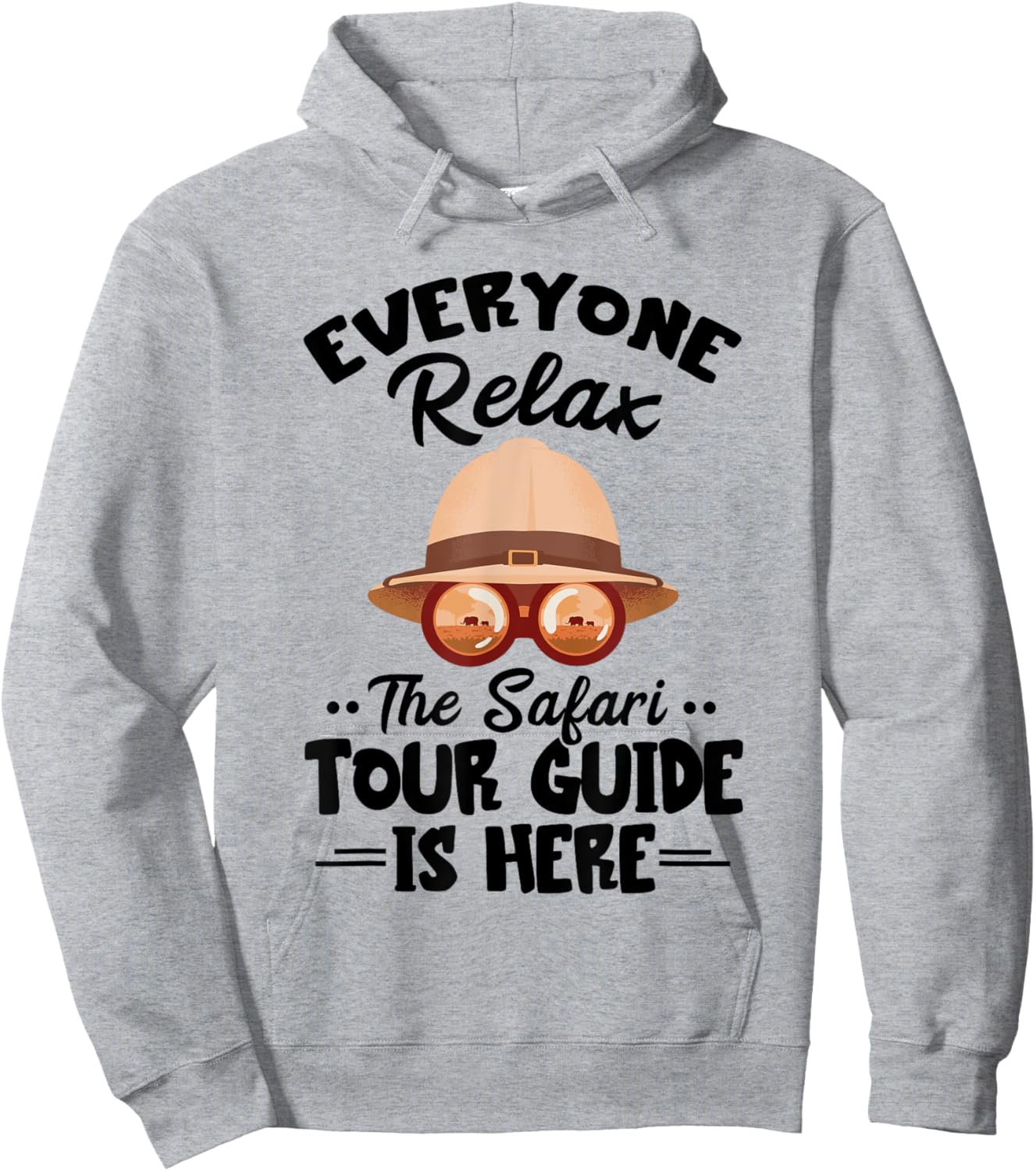 Safari Tour Guide Costume Everyone Relax Safari Tour Guide Hoodie - Hoodie | Ash