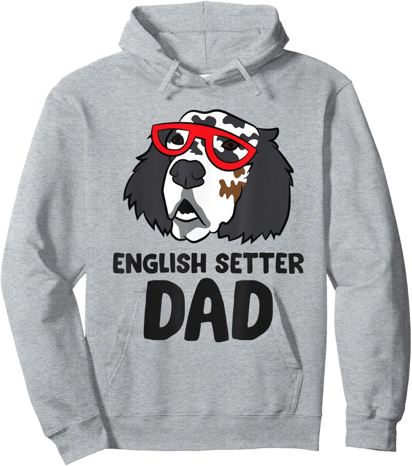 English Setter Dad Love English Setter Hoodie - Hoodie | Ash
