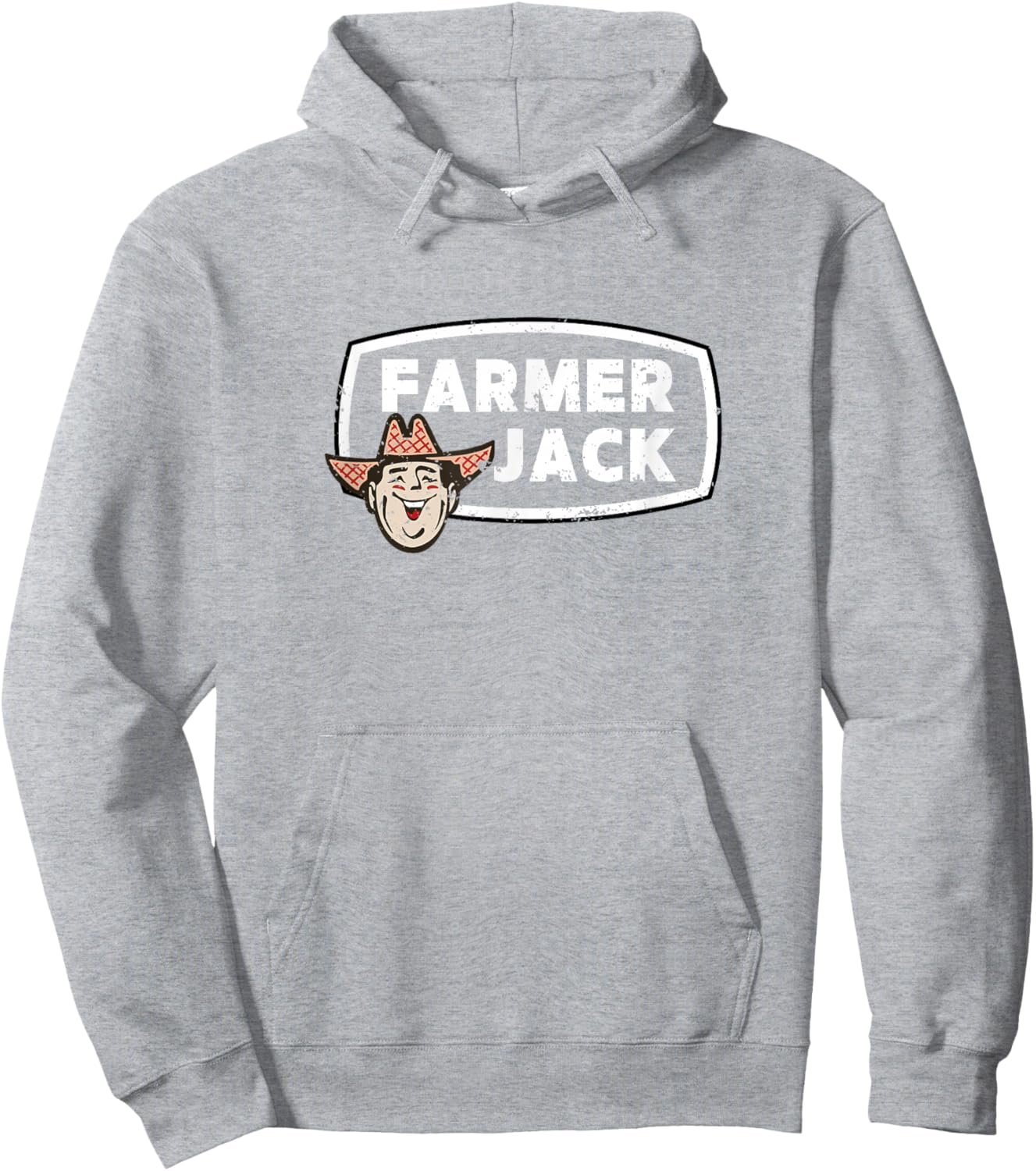 Farmer Jack Retro 80s Funny Men's & Women's Vintage Graphic Hoodie - Hoodie | Ash