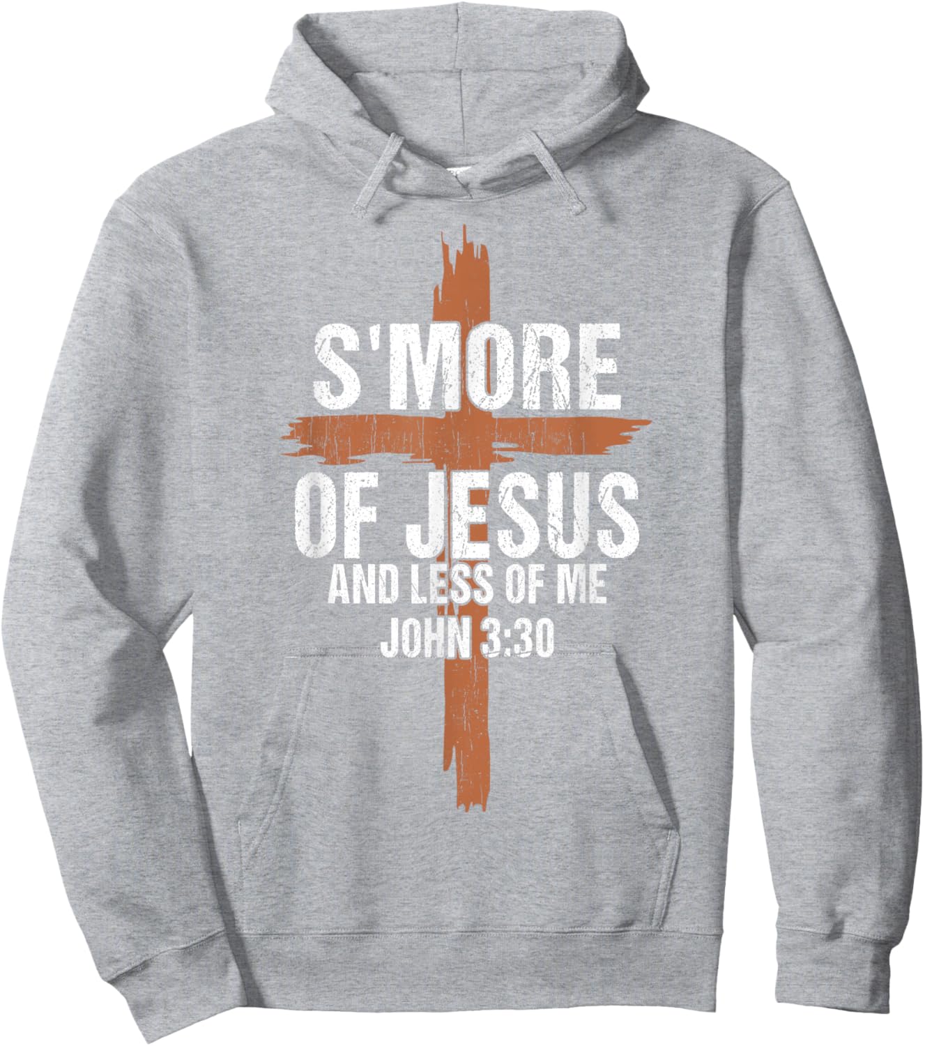 Women S'more Of Jesus And Less Of Me Funny Camping Christian Hoodie - Hoodie | Ash