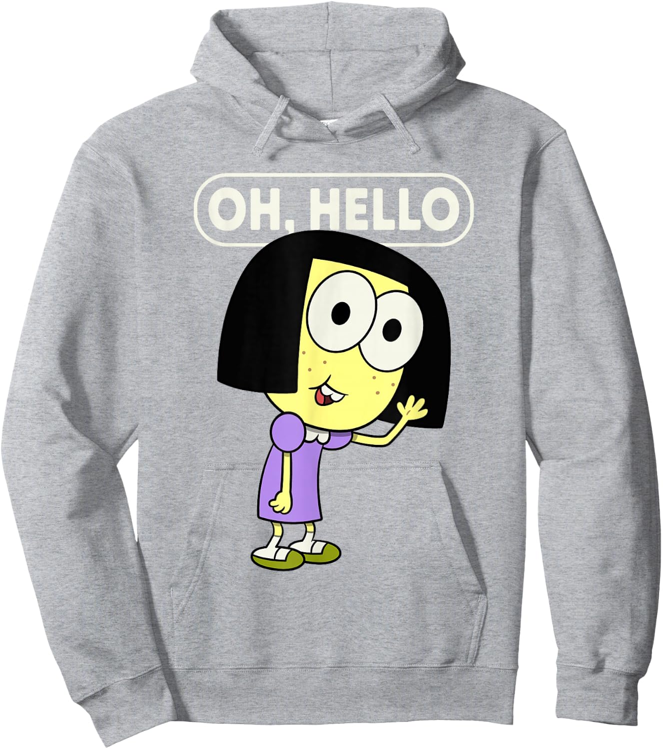 Disney Big City Greens Tilly Oh, Hello Hoodie - Hoodie | Ash