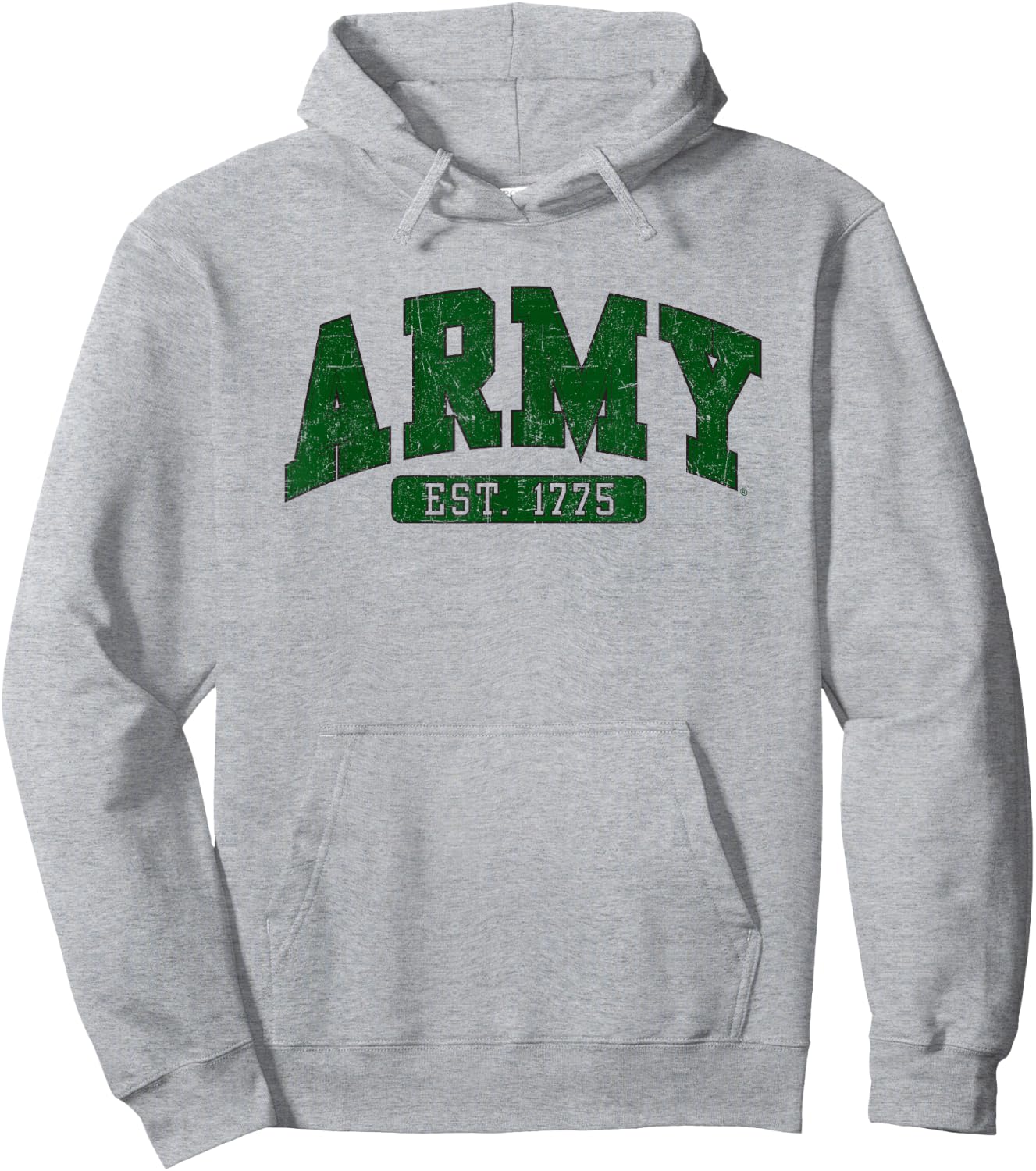 Army United States Military Retro Officially Licensed Hoodie - Hoodie | Ash