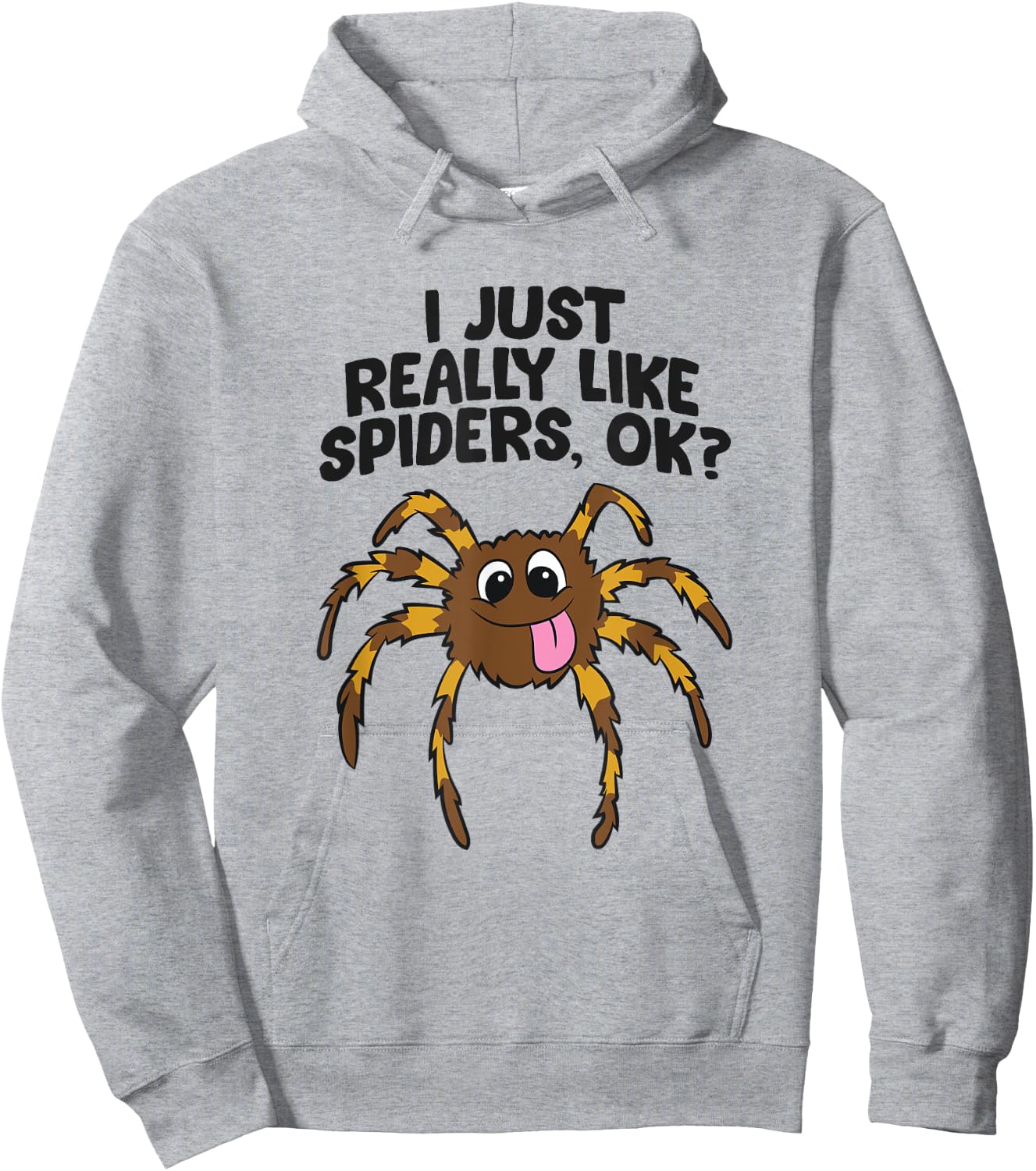 I Just Really Like Spiders, Ok? Love Spiders Hoodie - Hoodie | Ash