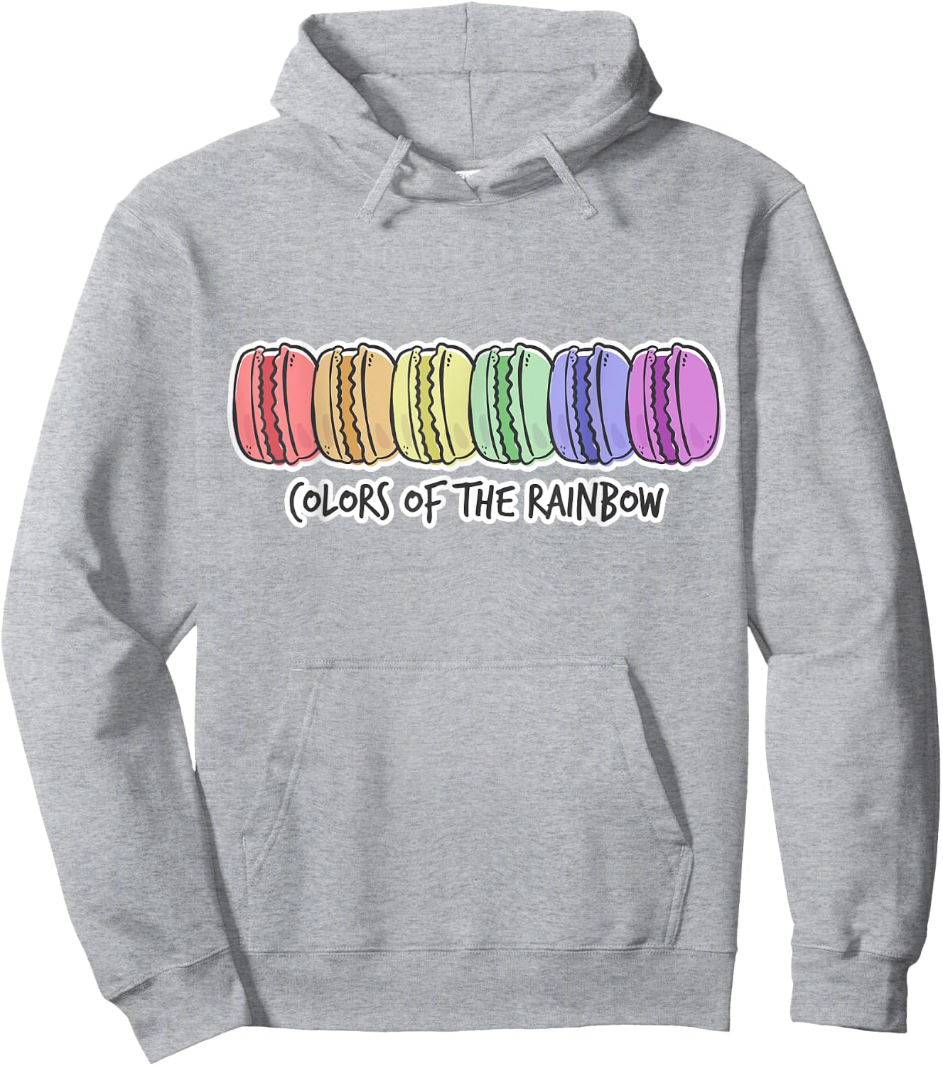 I Love Macarons Gifts for Parisians Funny Paris Macaron Gift Hoodie - Hoodie | Ash