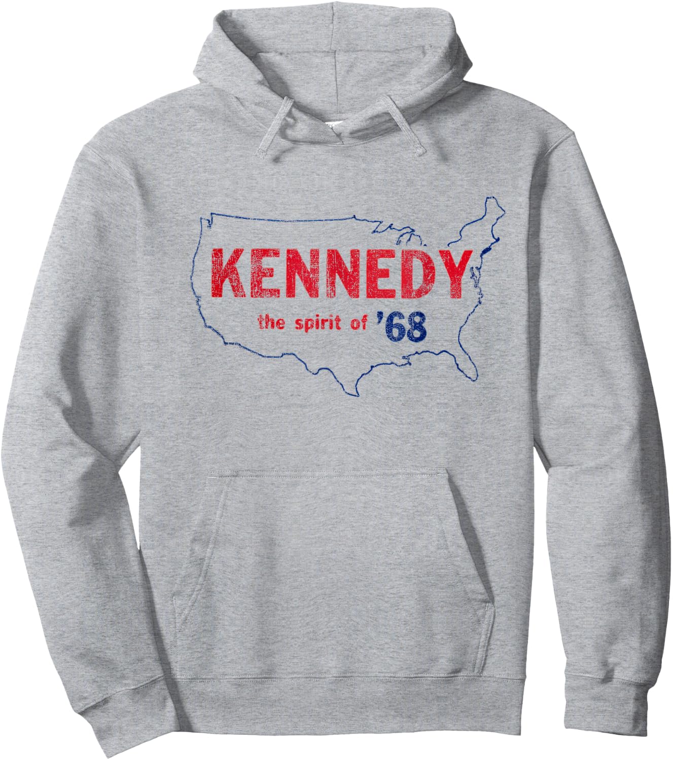 Retro 1968 Bobby Kennedy Shirt - RFK Robert Kennedy Hoodie - Hoodie | Ash