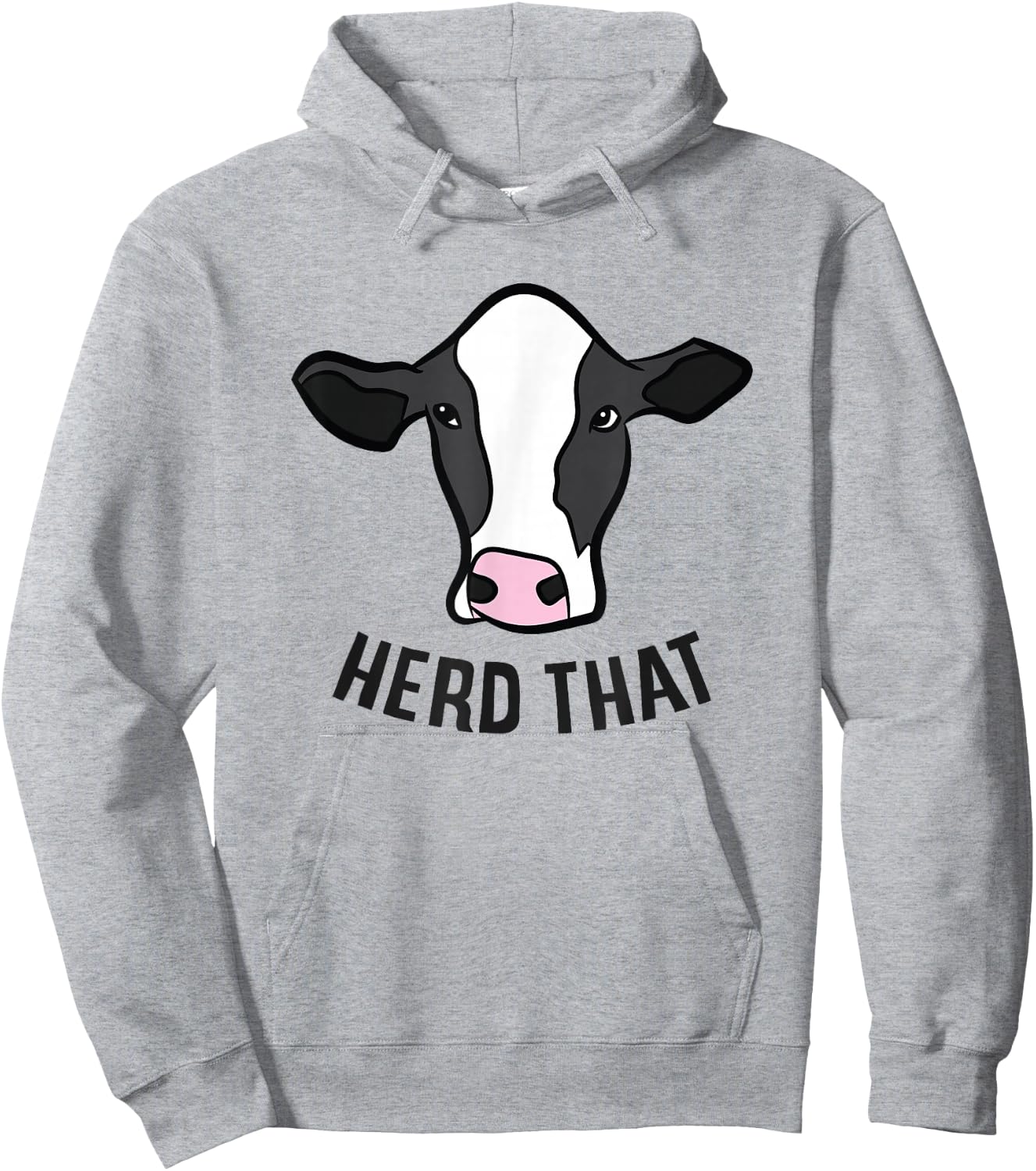 Cow Farming Funny Cow Farmer Herd That Funny Cattle Cows Hoodie - Hoodie | Ash