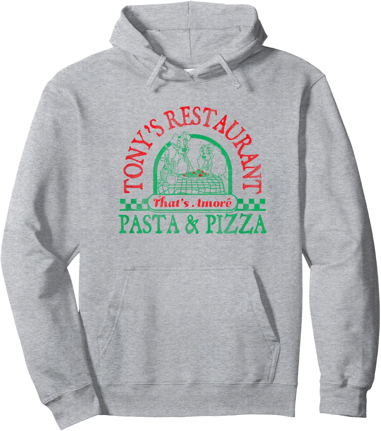 Disney Lady And The Tramp Tony's Restaurant That's Amore Hoodie - Hoodie | Ash