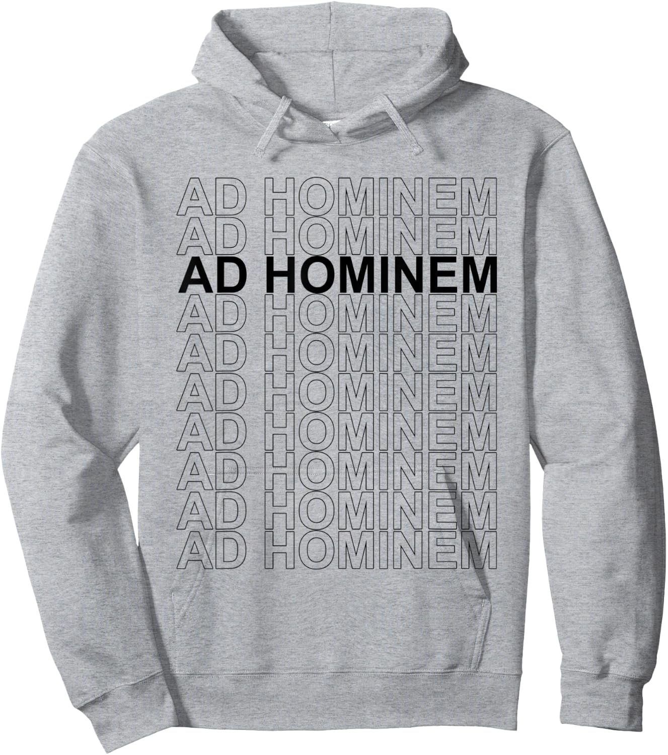 Ad Hominem - Debating Politics Philosophy Science Arguing Hoodie - Hoodie | Ash