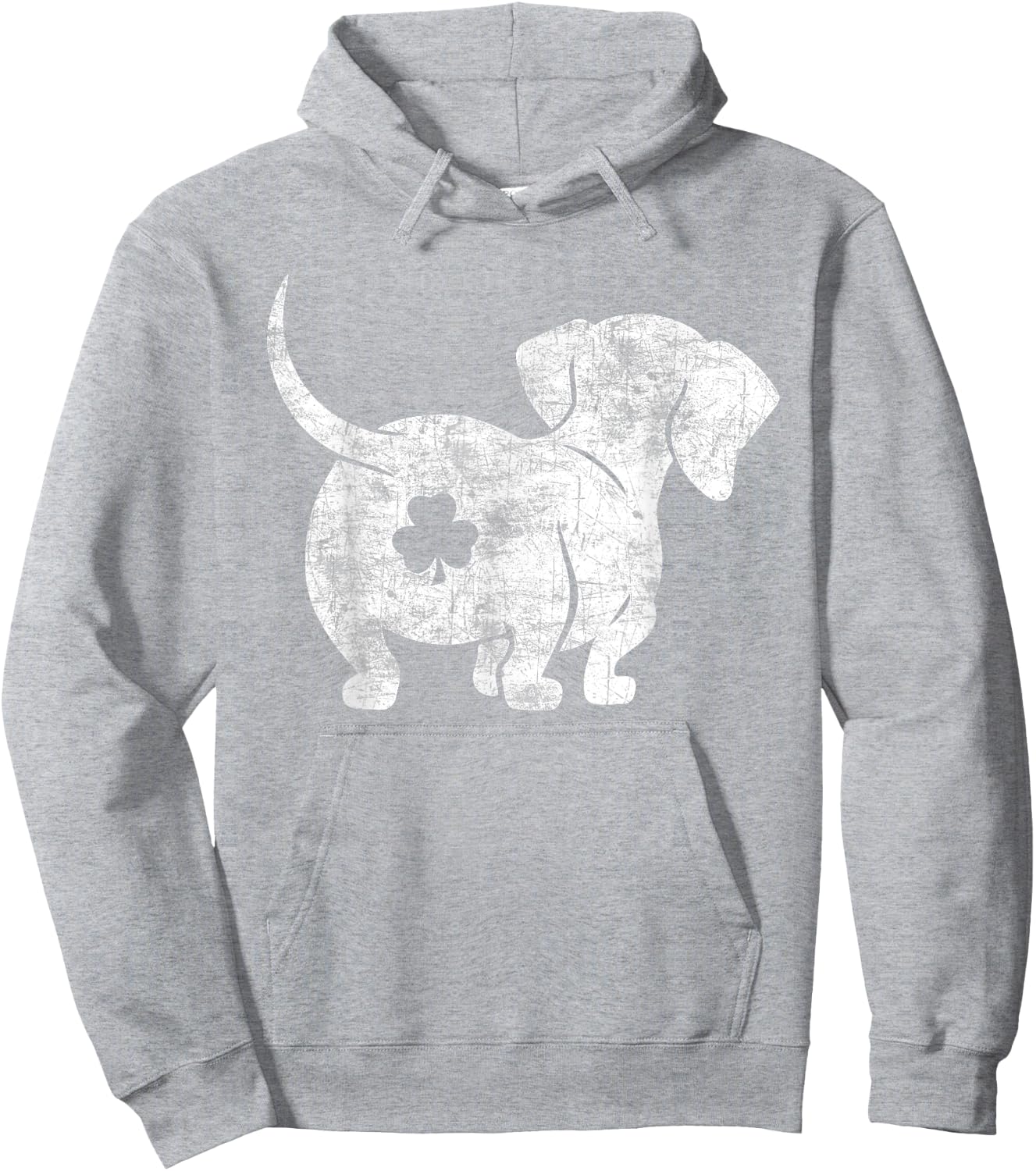 St. Patricks Day Dachshund Wiener Dog Gifts Women Hoodie - Hoodie | Ash