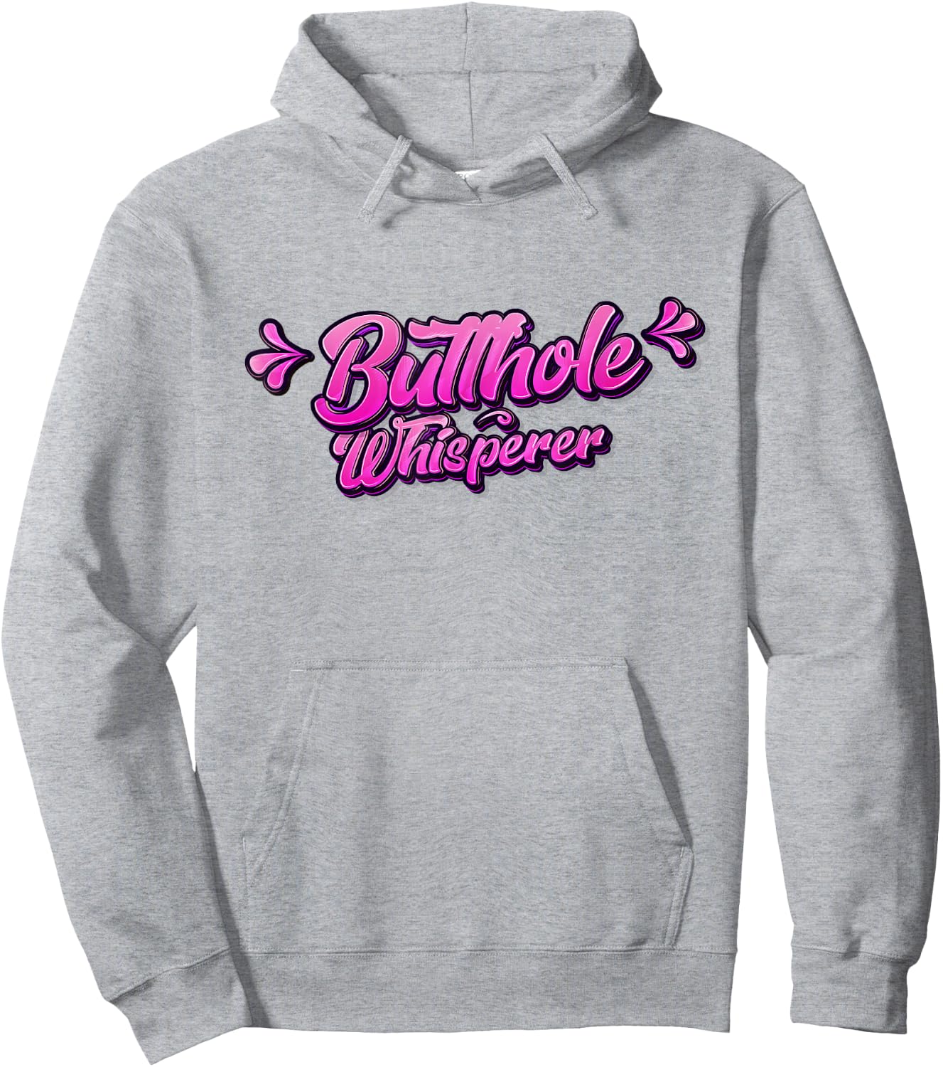 Butthole Whisperer Sarcastic Jokes Retro Funny Gift Hoodie - Hoodie | Ash