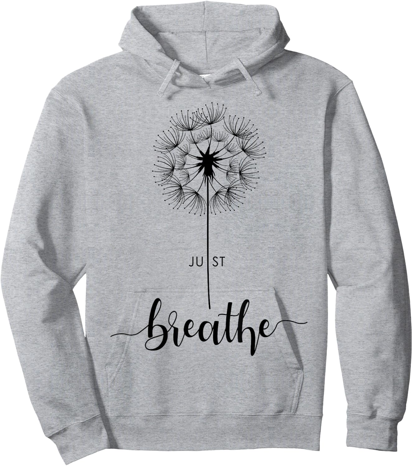 Cute Just Dandelion Tattoodesign Arrows Breathe Blow Pattern Hoodie - Hoodie | Ash