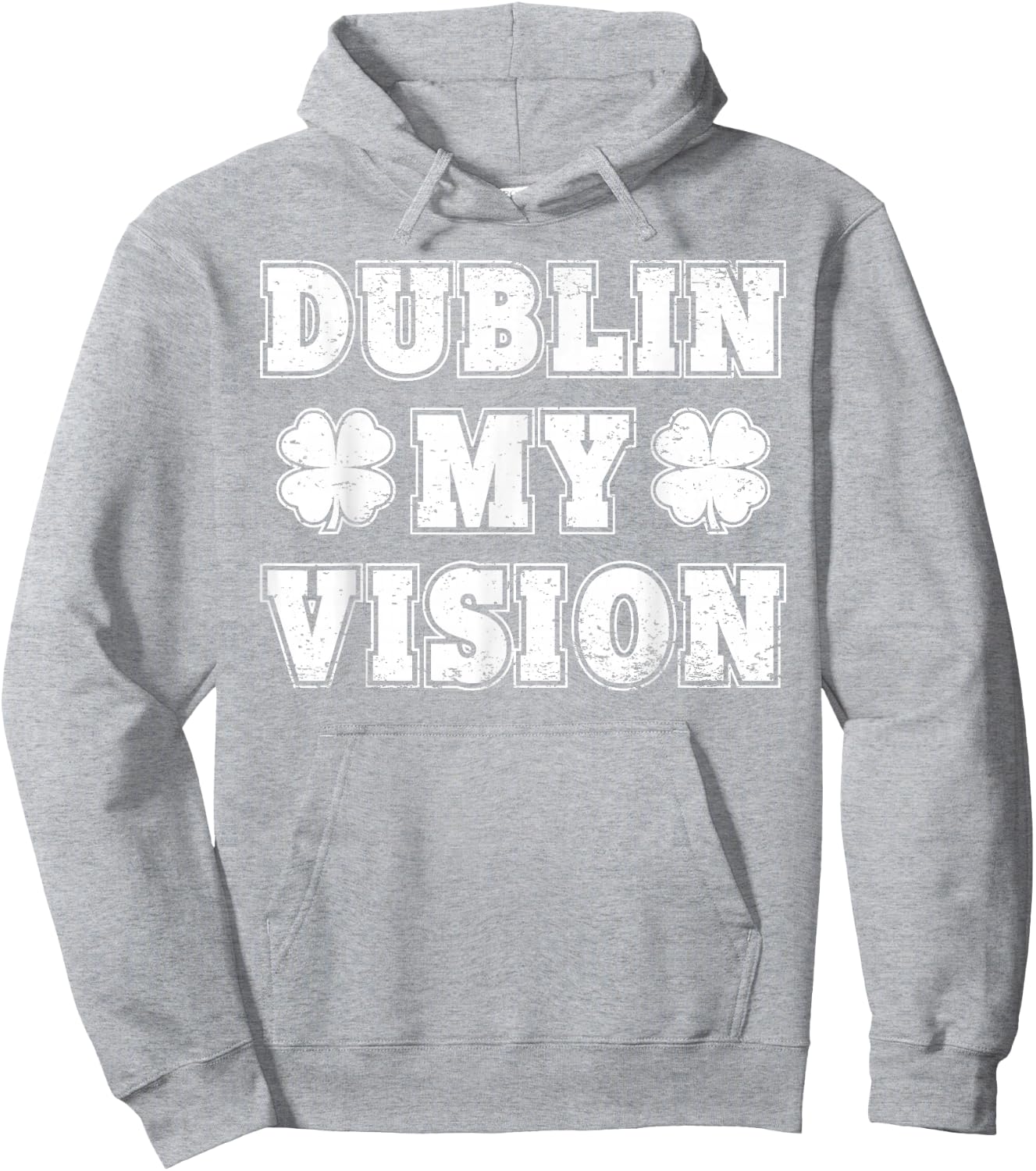 Irish Lucky Leprechaun St. Patrick's Day Dublin My Vision Hoodie - Hoodie | Ash