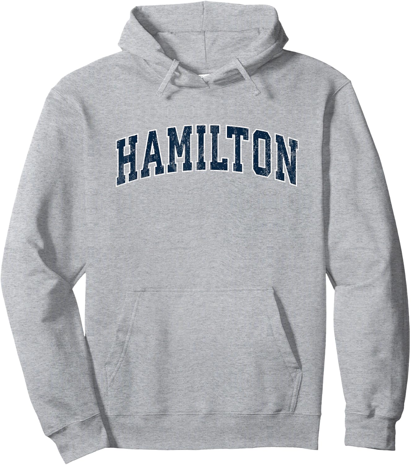Hamilton Ohio OH Vintage Sports Design Navy Design Hoodie - Hoodie | Ash