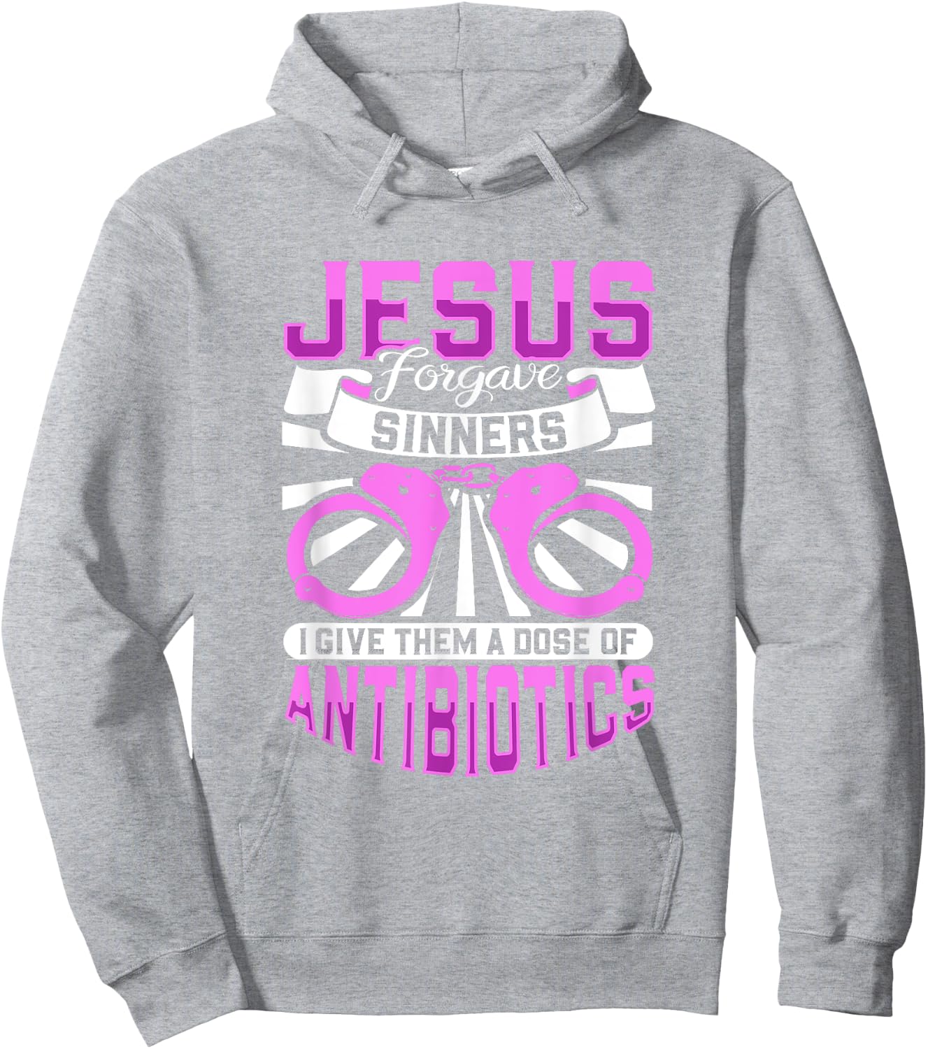 Jesus forgave sinners - correctional care Hoodie - Hoodie | Ash