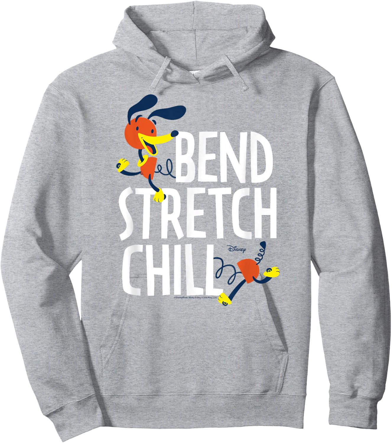 Toy Story - Slinky Dog Bend Stretch Chill Hoodie - Hoodie | Ash
