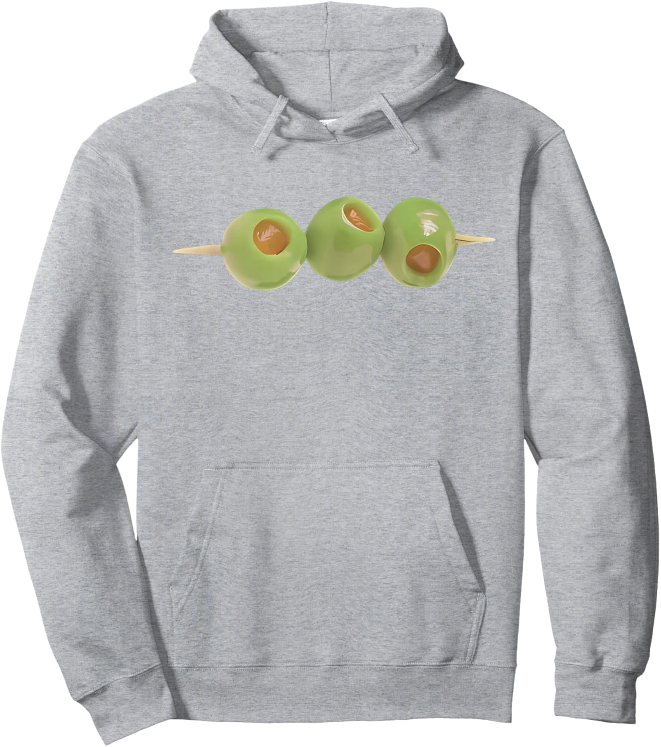 Martini Olives Shirt | Cute Olives Graphic For Girl Women Hoodie - Hoodie | Ash