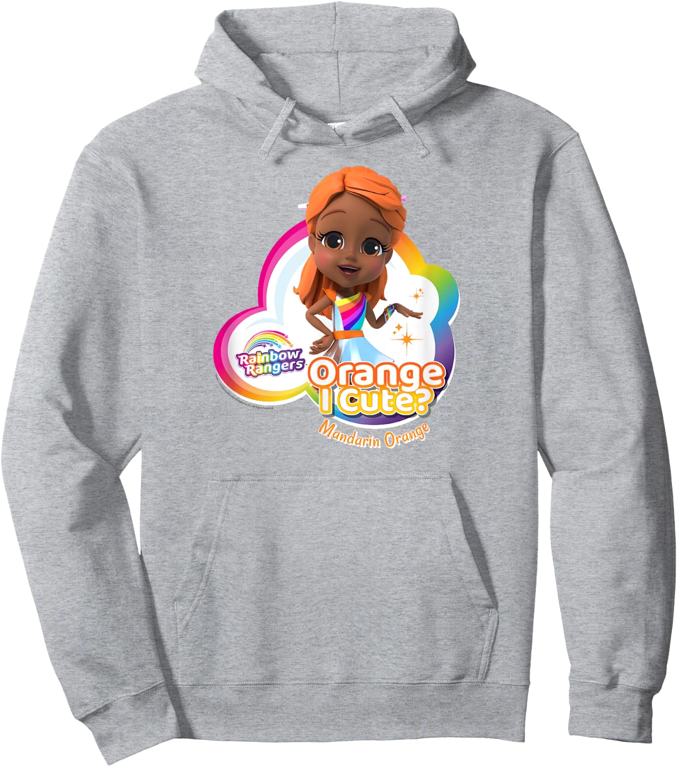 Rainbow Rangers Mandarin Orange "Orange I Cute?" Hoodie - Hoodie | Ash