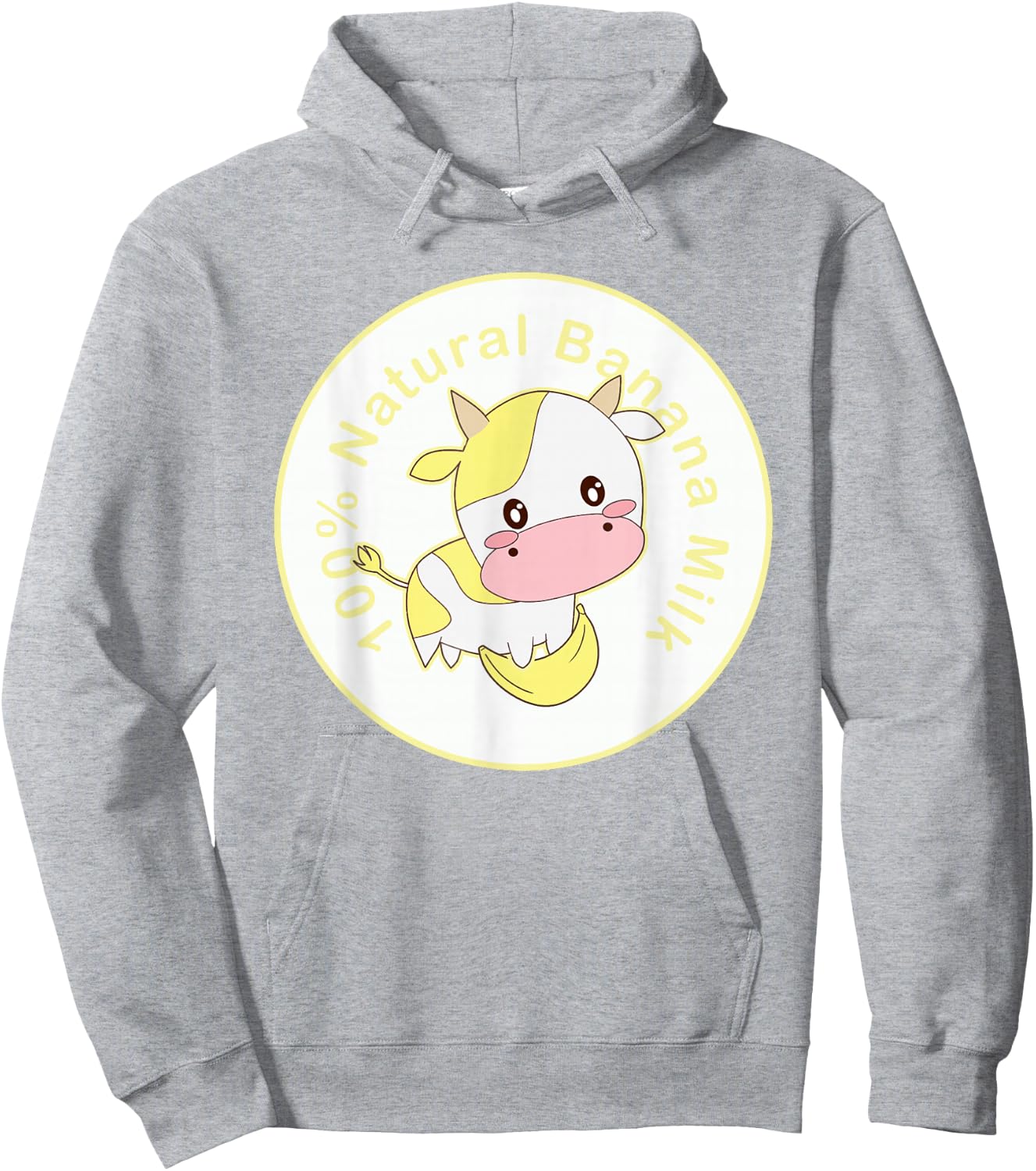 Kawaii cute Yellow cow, Kawaii Banana Milk Girl Hoodie - Hoodie | Ash