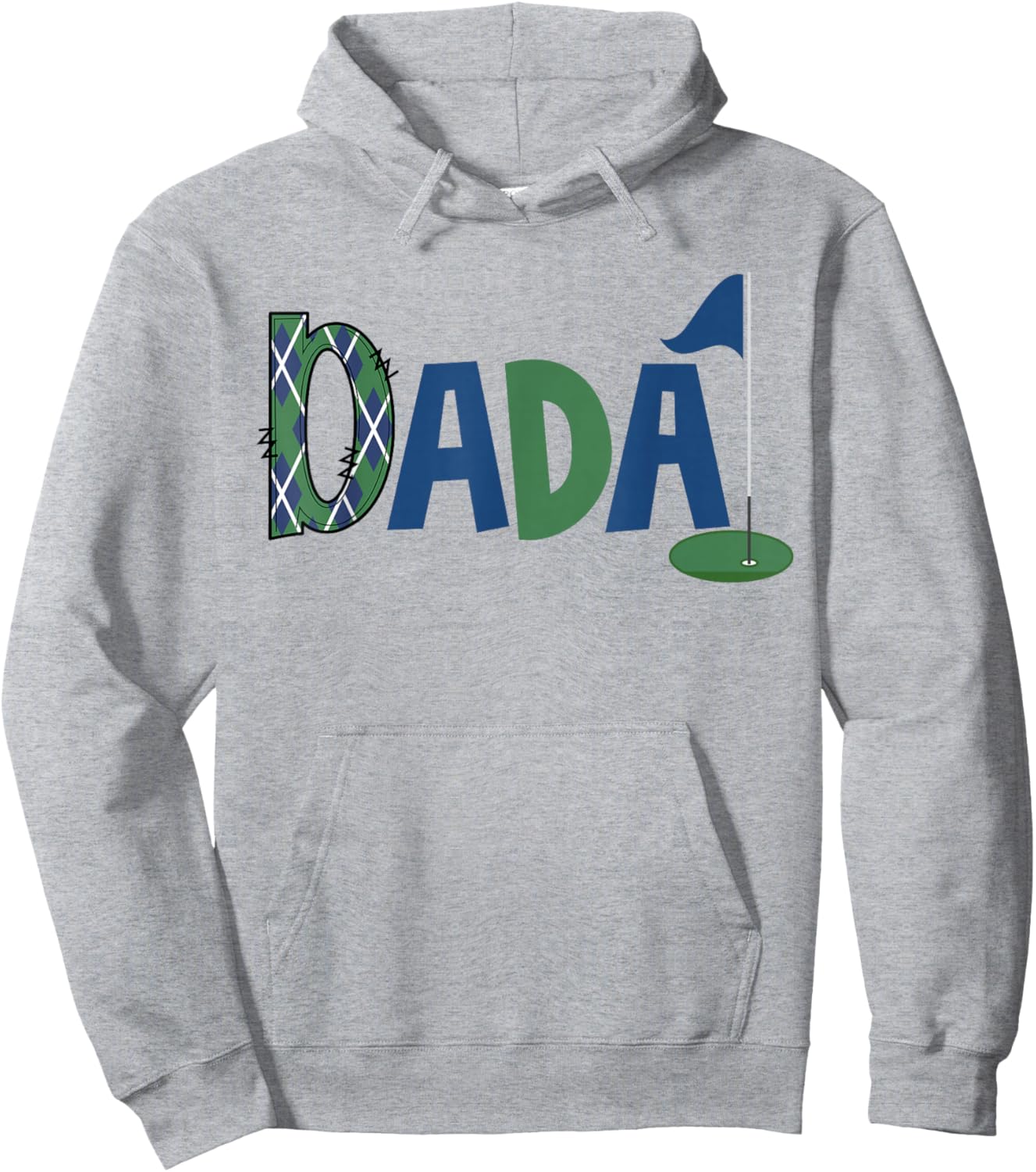 Dada of The Birthday Boy Hole in One Golf Sport Matching Hoodie - Hoodie | Ash