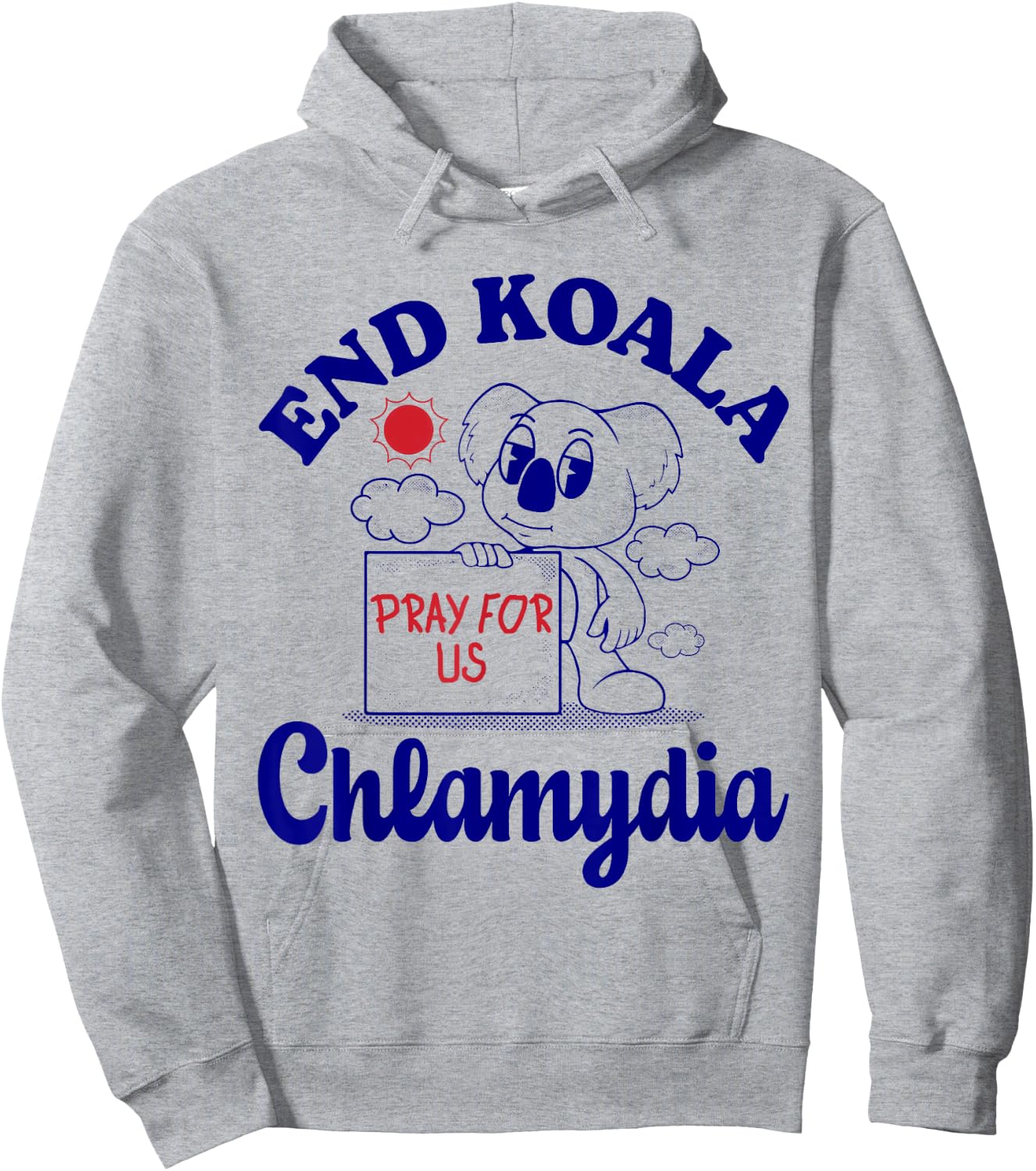 End Koala Chlamydia Funny Cringe Humor Meme Joke Weird Odd Hoodie - Hoodie | Ash