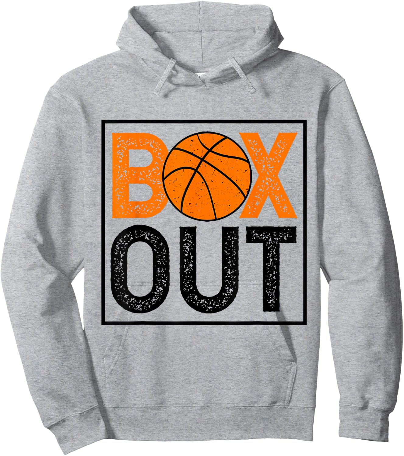Box Out Basketball Rebound Rebounding Baller Sport Coach Hoodie - Hoodie | Ash