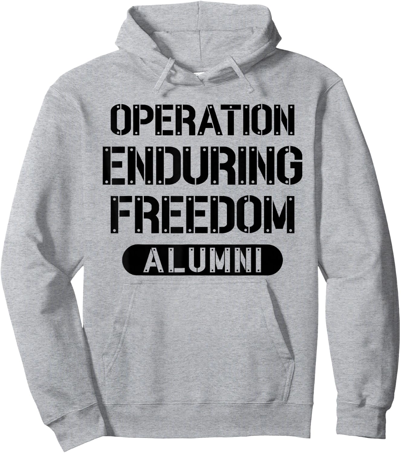 Operation Enduring Freedom Alumni Afghanistan OEF Veteran Hoodie - Hoodie | Ash