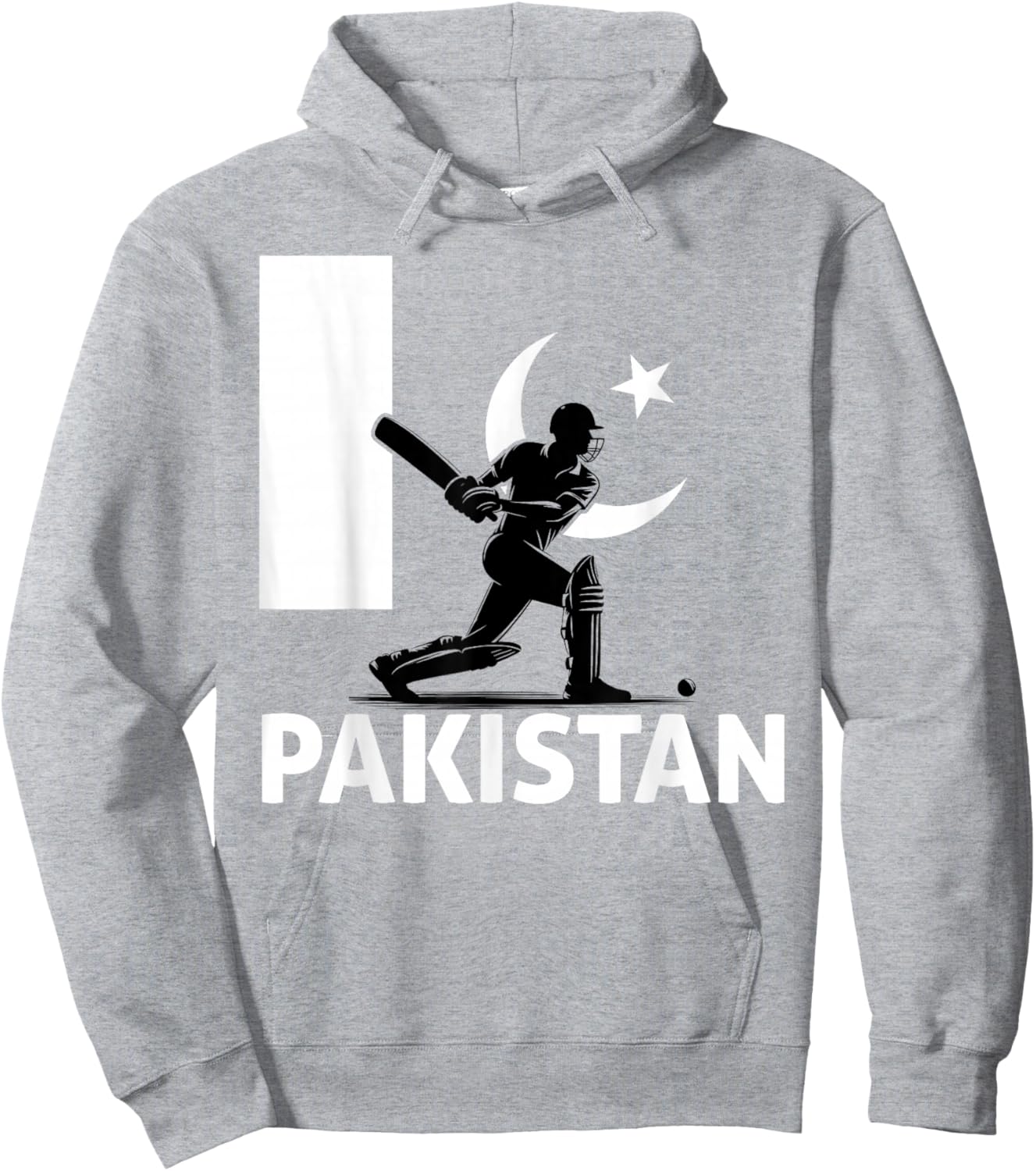 Pakistan Cricket Pakistan Flag Pakistani Cricket Hoodie - Hoodie | Ash