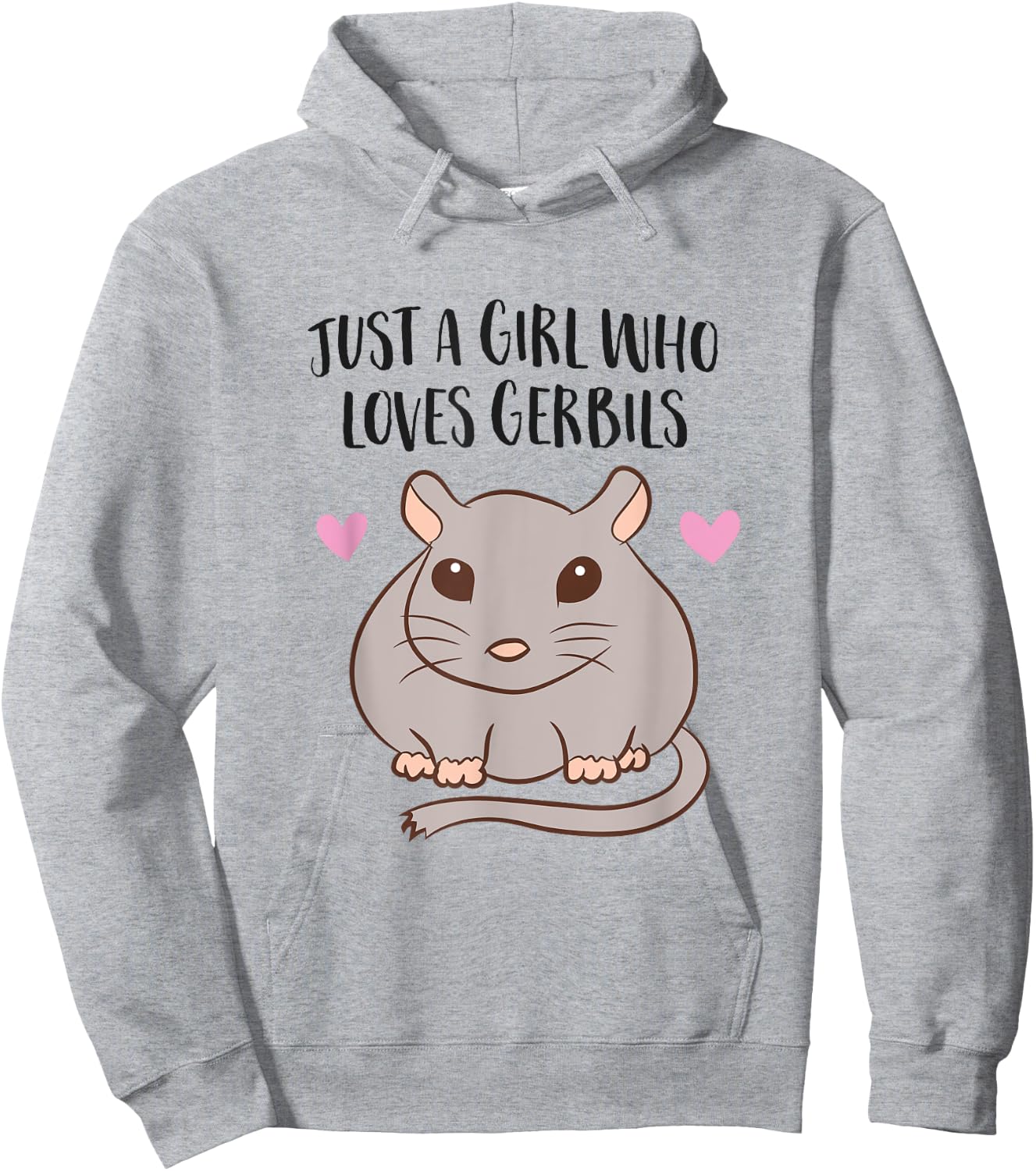 Just a Girl Who Loves Gerbils Hoodie - Hoodie | Ash