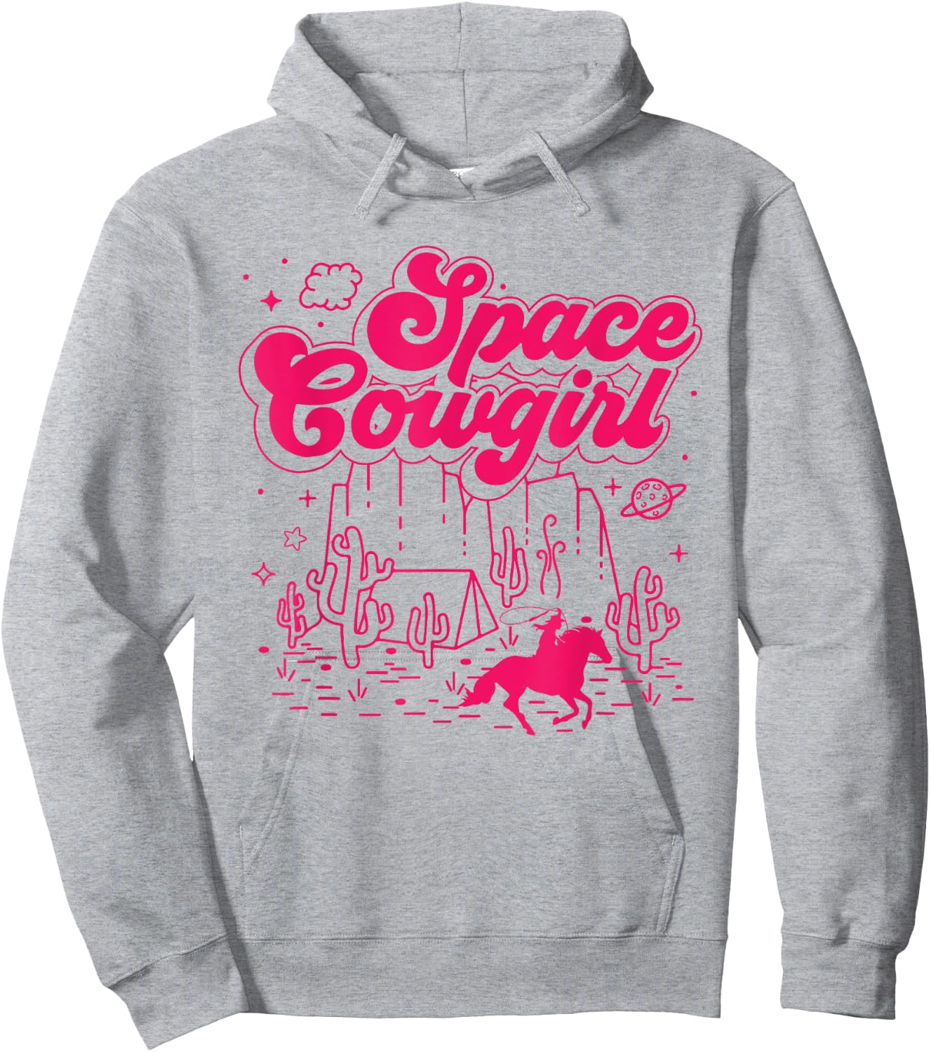 Space Cowgirls Shirt Bachelorette Party Rodeo Girls Women Hoodie - Hoodie | Ash
