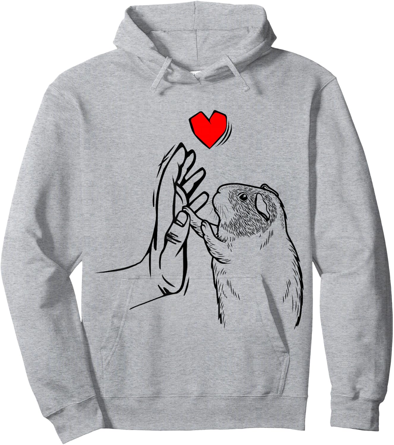 Hamster Love Gold Hamster Dwarf Hamster Girls Women Hoodie - Hoodie | Ash