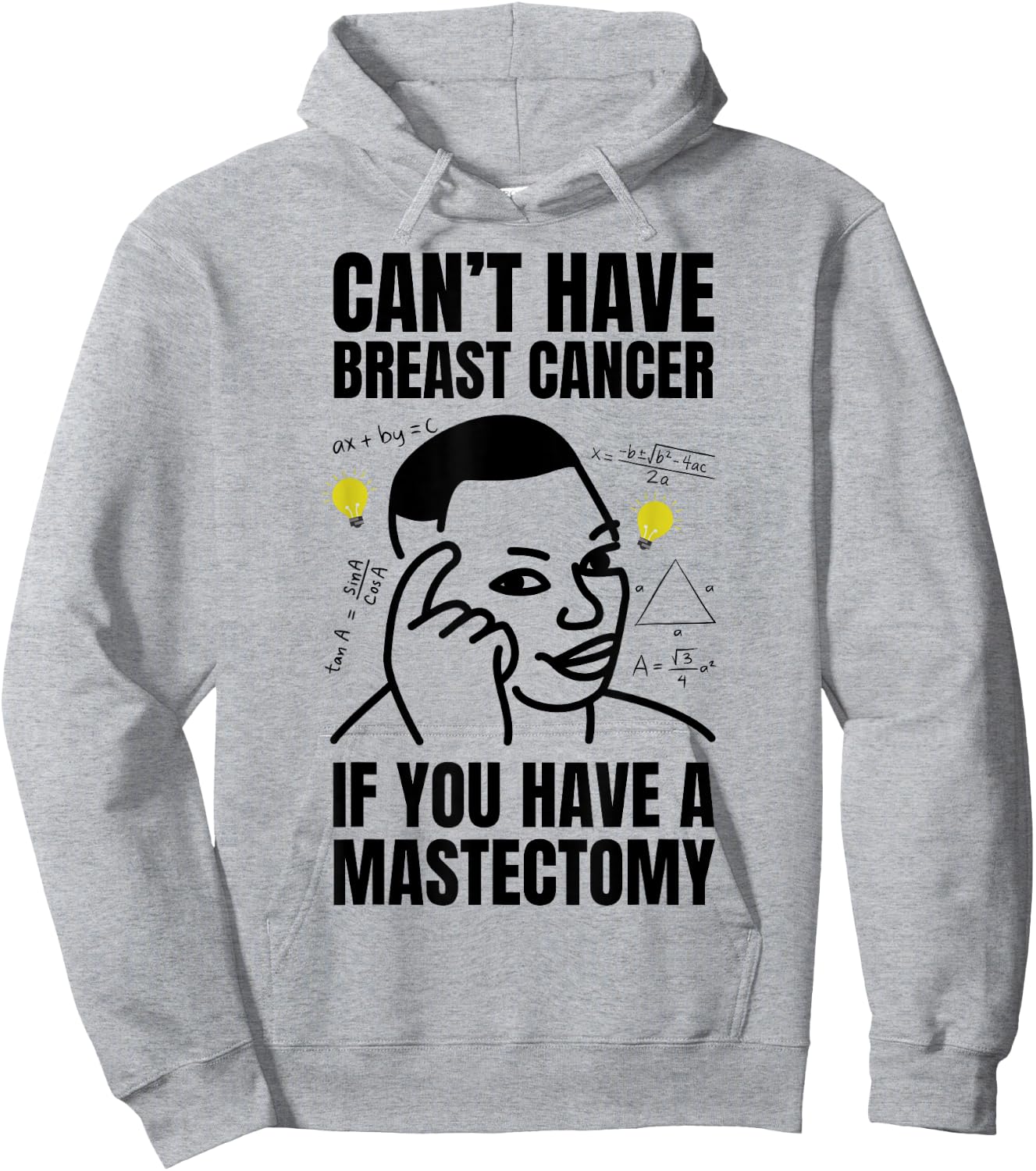 Breast Restoration And Breast Cancer - Funny Mastectomy Hoodie - Hoodie | Ash