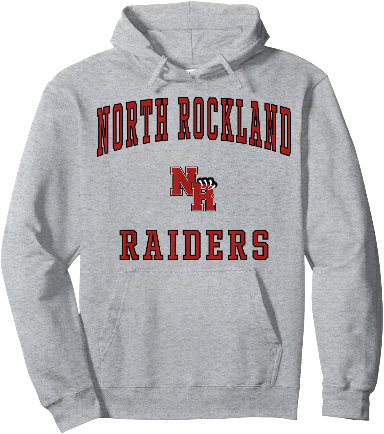 North Rockland High School Raiders Hoodie - Hoodie | Ash