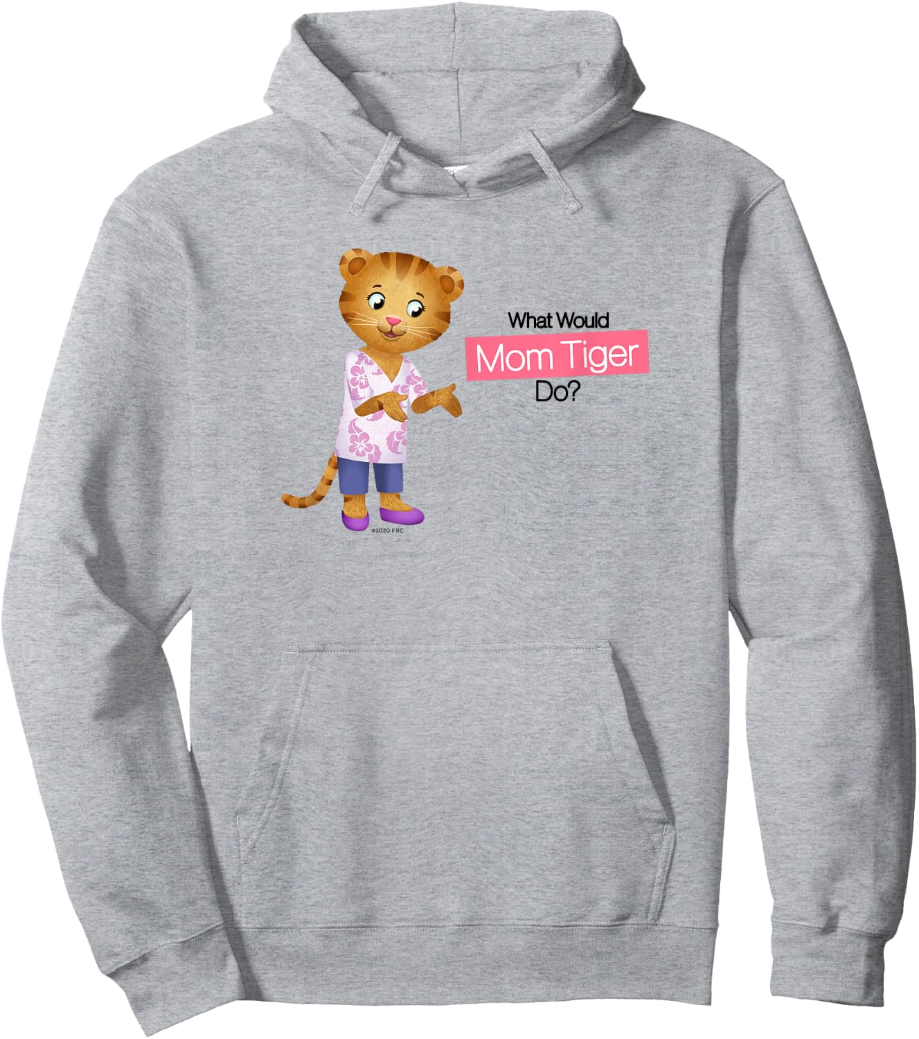 Daniel Tiger's Neighborhood:What Would Mom Tiger Do? (Light) Hoodie - Hoodie | Ash