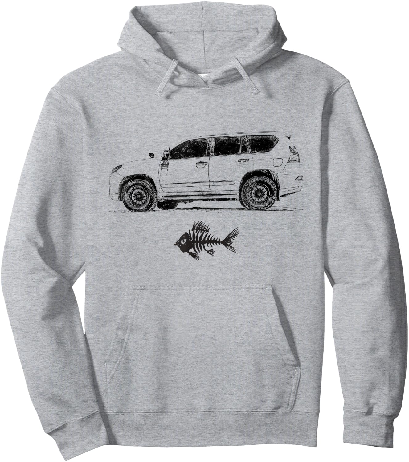 GX Fish for Beach Crawling Hoodie - Hoodie | Ash