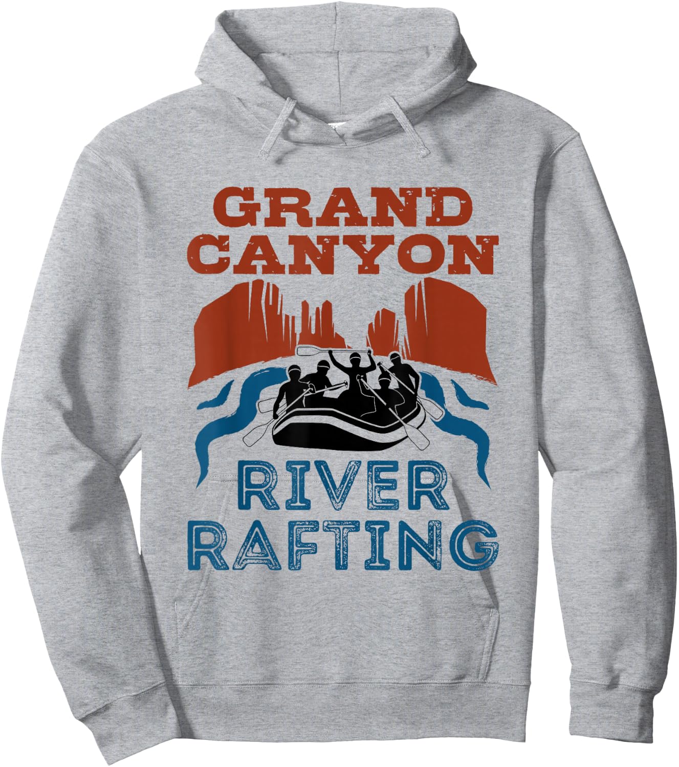 Grand Canyon River Rafting Colorado River Hoodie - Hoodie | Ash