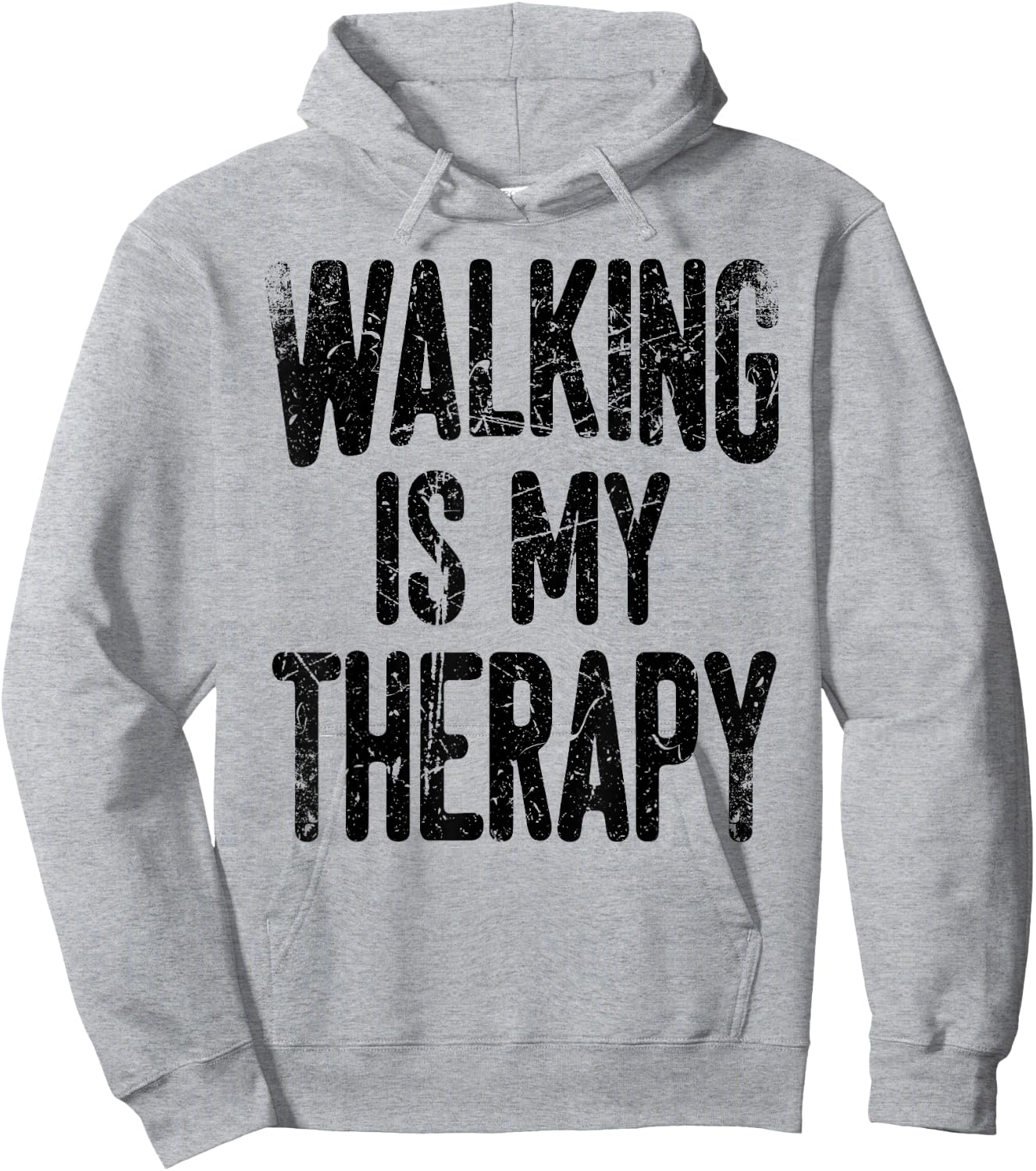 Walking is my therapy Hoodie - Hoodie | Ash