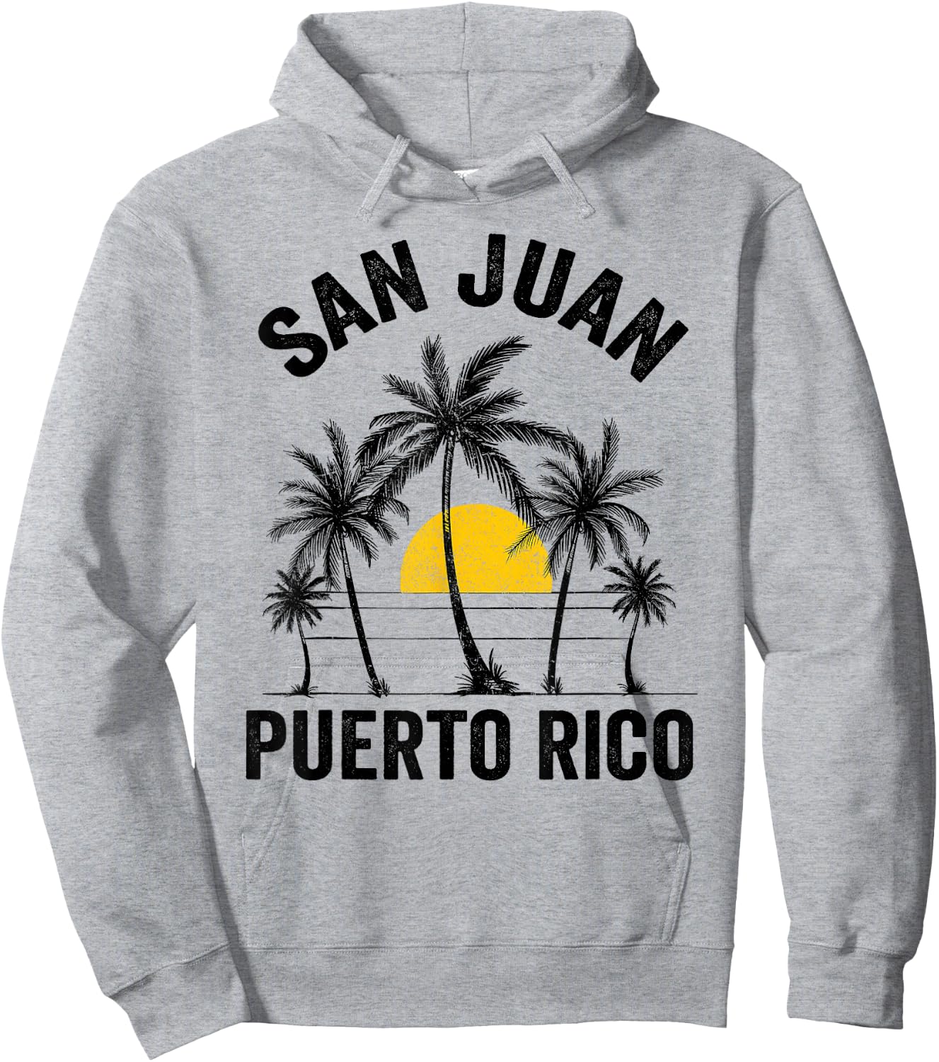 san juan Beach Souvenir T Shirt Puerto Rico 2025 Vacation Men Women Hoodie - Hoodie | Ash