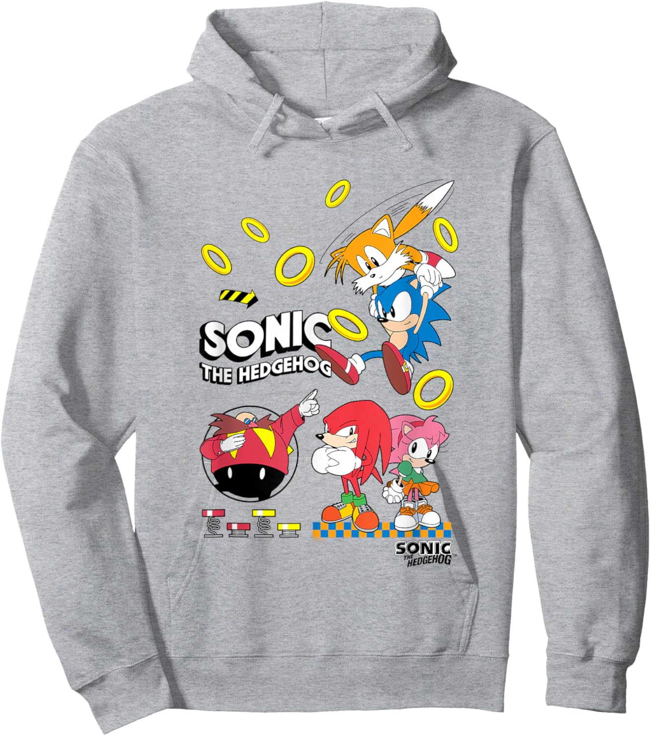 Sonic The Hedgehog Sonic & Friends VS Dr. Eggman Hoodie - Hoodie | Ash