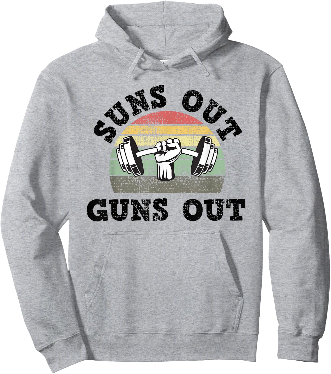 Sun's out Guns out Hoodie - Hoodie | Ash