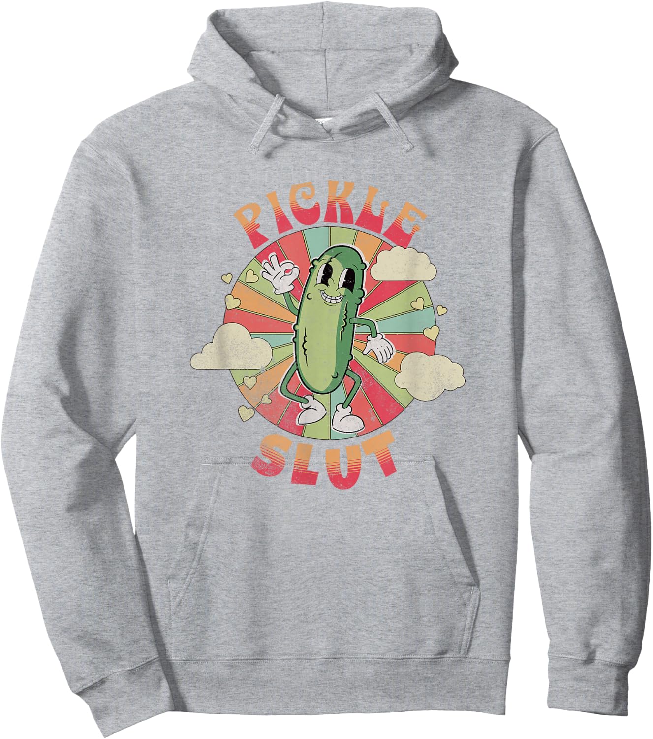 Pickle Slut A Girl Who Loves Pickles Canning Food Quote Hoodie - Hoodie | Ash