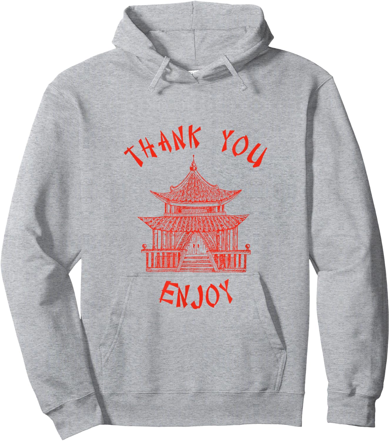 Chinese Take Out Container Traditional Fortune Cookie Fun Hoodie - Hoodie | Ash