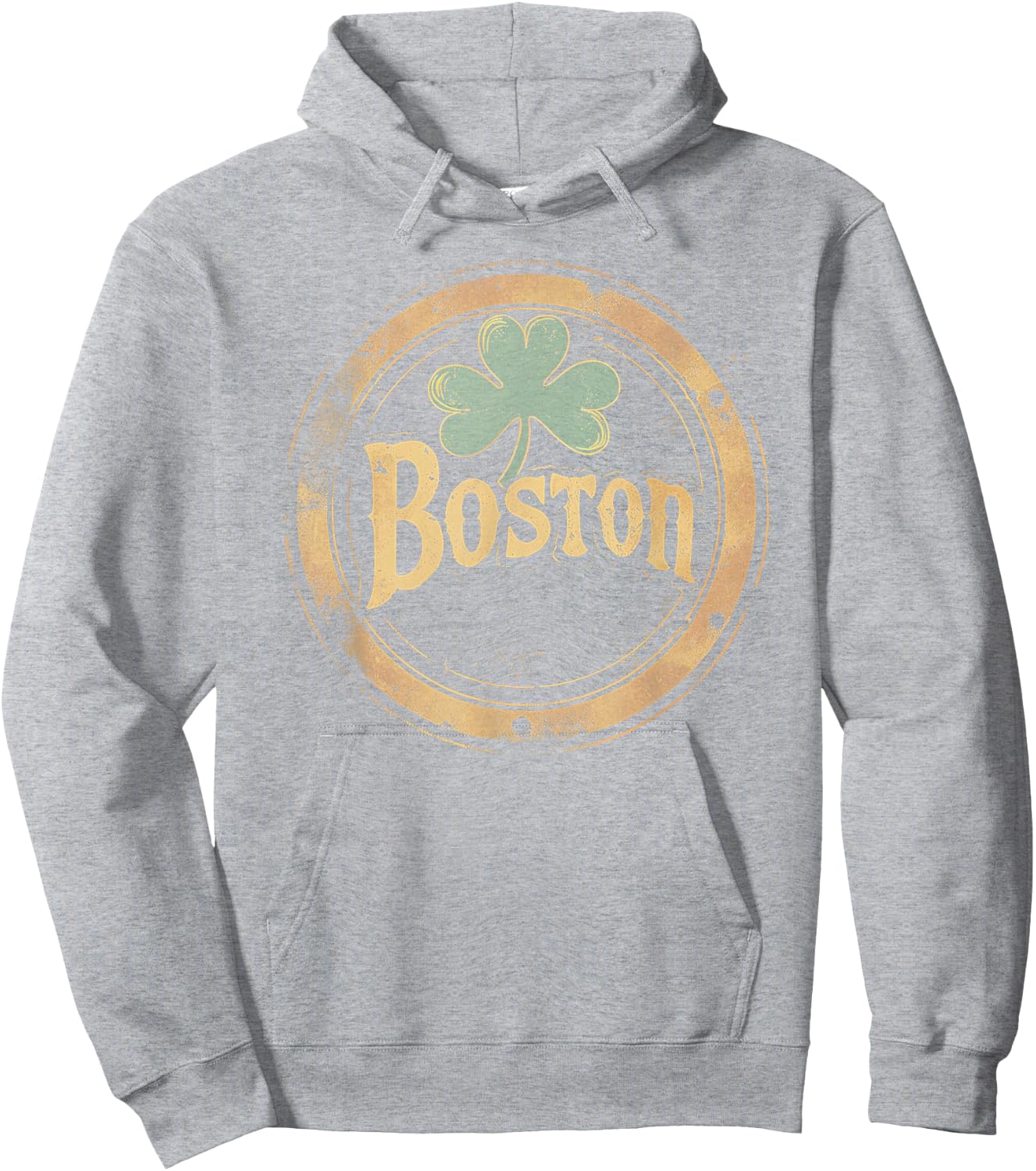 Boston - Saint Paddys St Patricks Day Irish Shamrock Ireland Hoodie - Hoodie | Ash